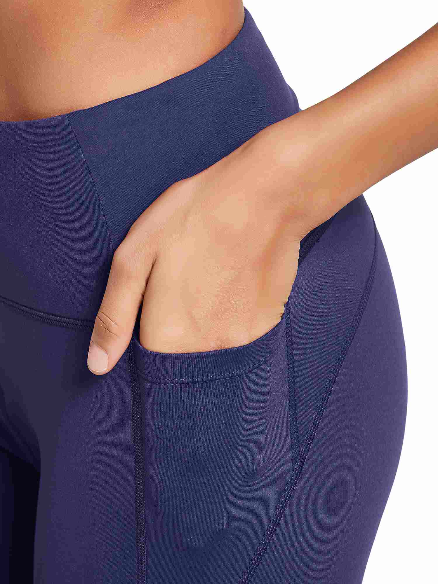 Women's Plus Size High-Waisted Capris