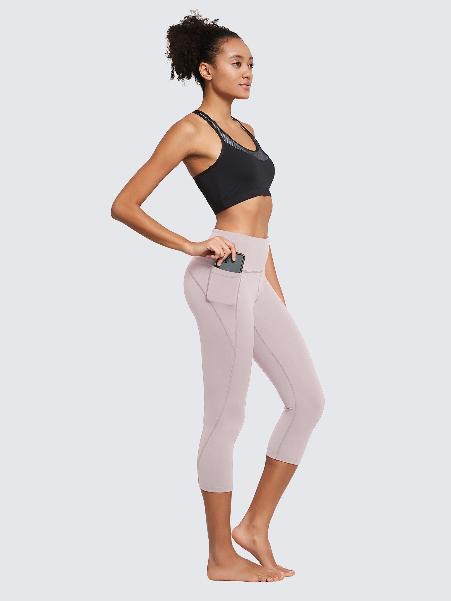Women's Plus Size High-Waisted Capris
