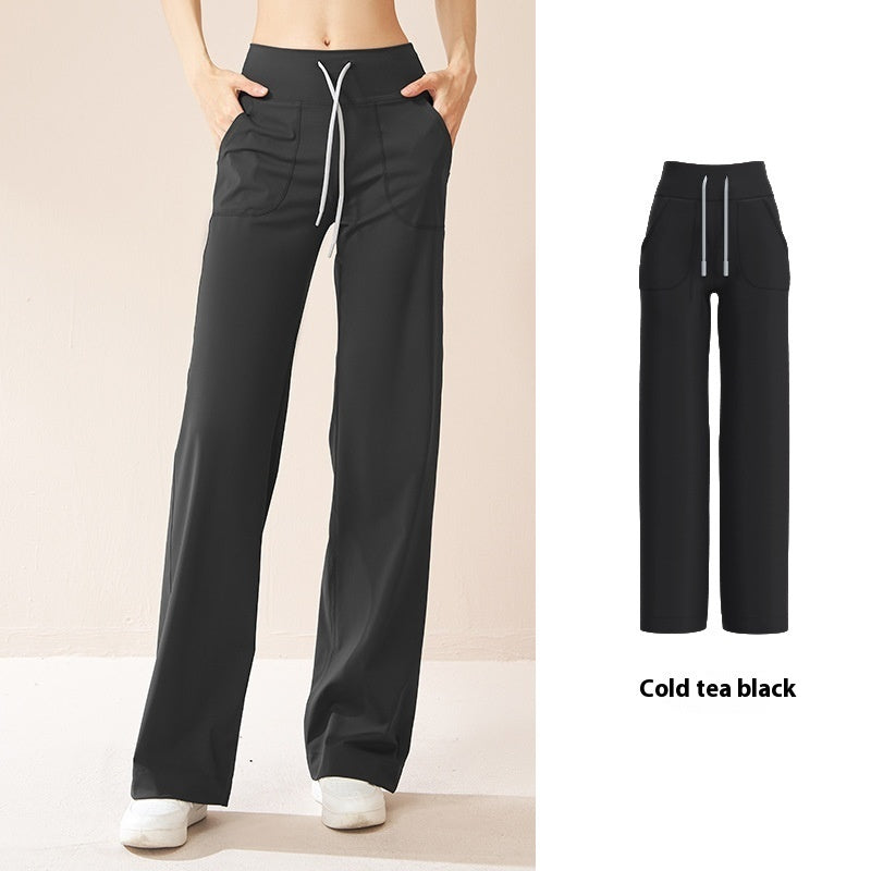 Women's High-Waist Fitness & Leisure Pants - Loose Fit Leggings