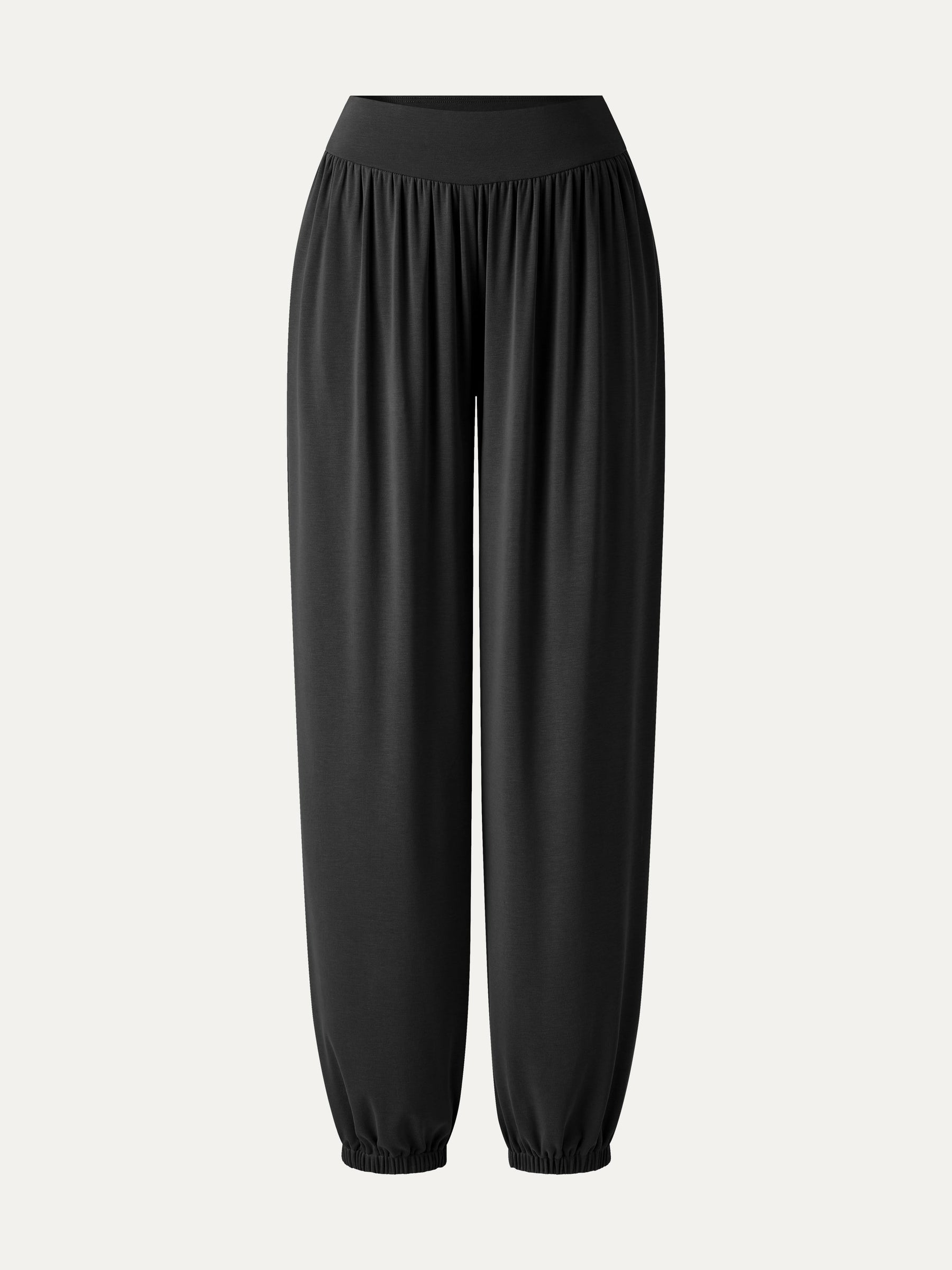 Sandwashed Modal Ultra-Soft High Rise Balloon Pants with Pockets