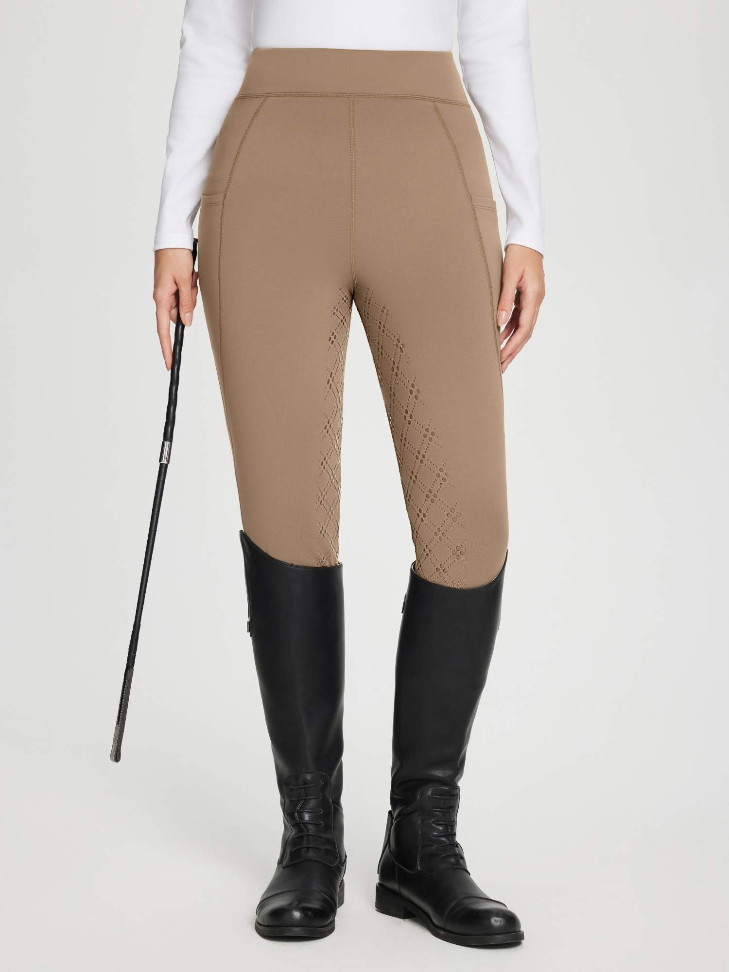 Women's Full-Seat Fleece Silicone Breeches