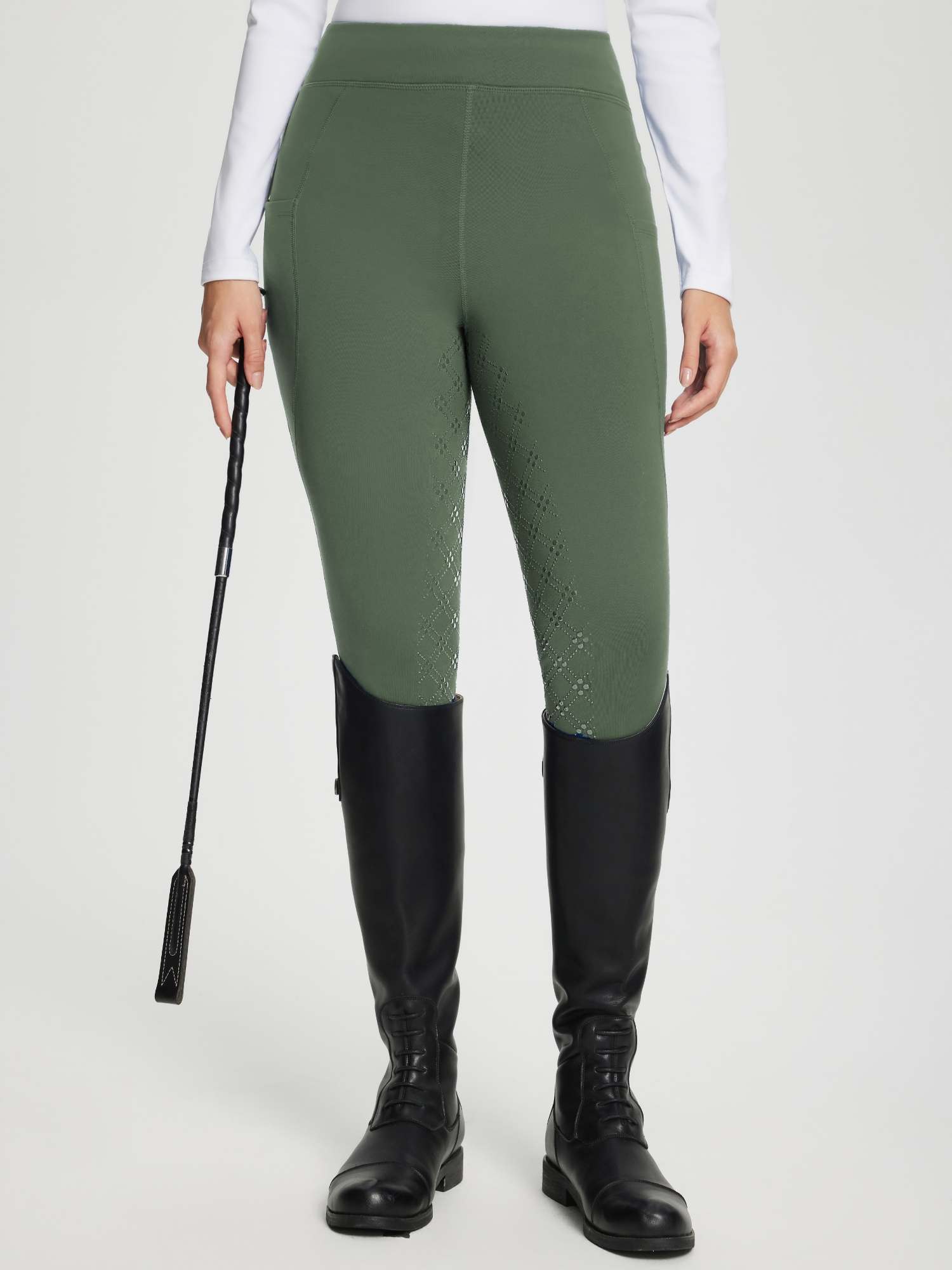 Women's Full-Seat Fleece Silicone Breeches