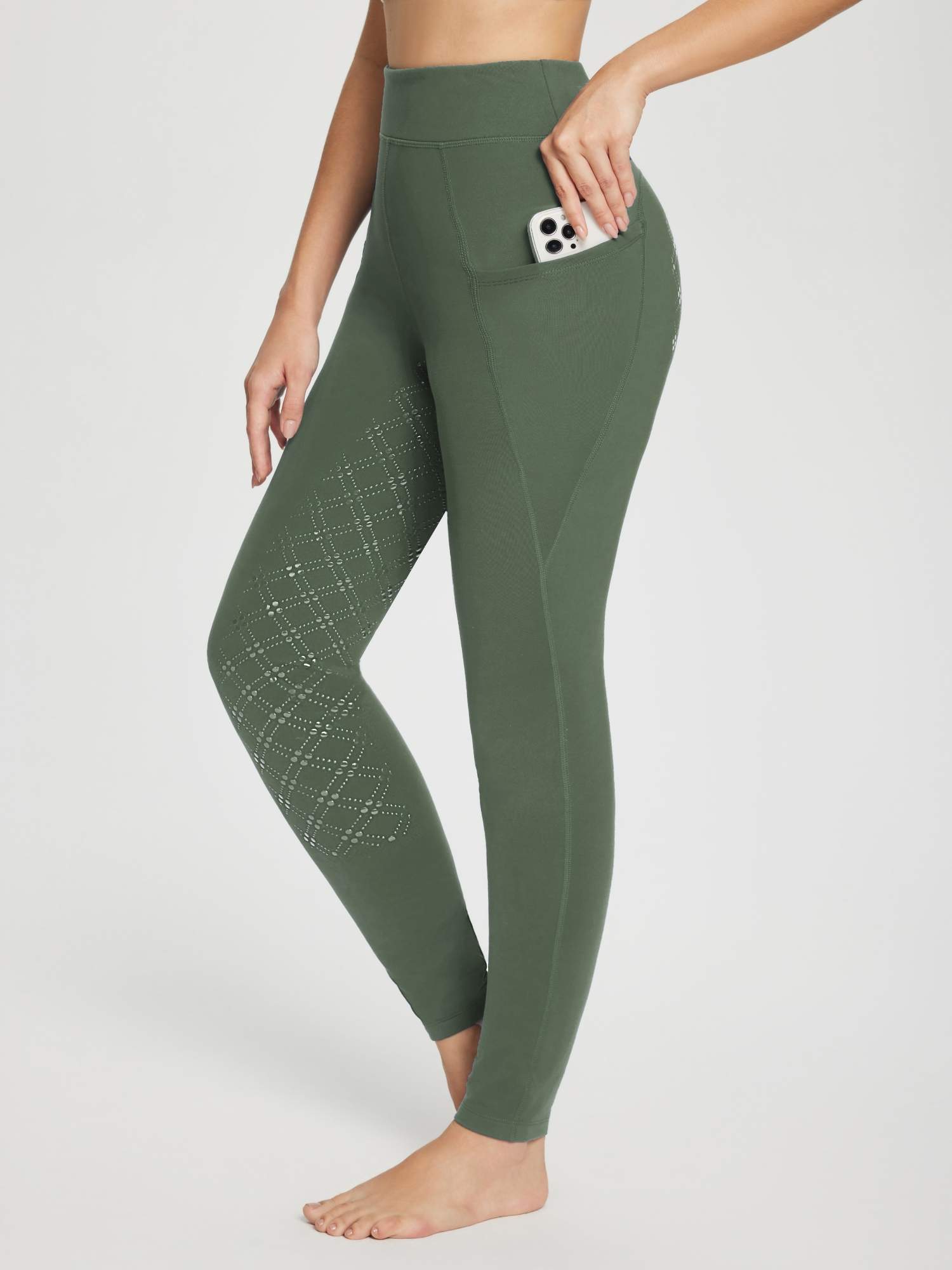 Women's Full-Seat Fleece Silicone Breeches