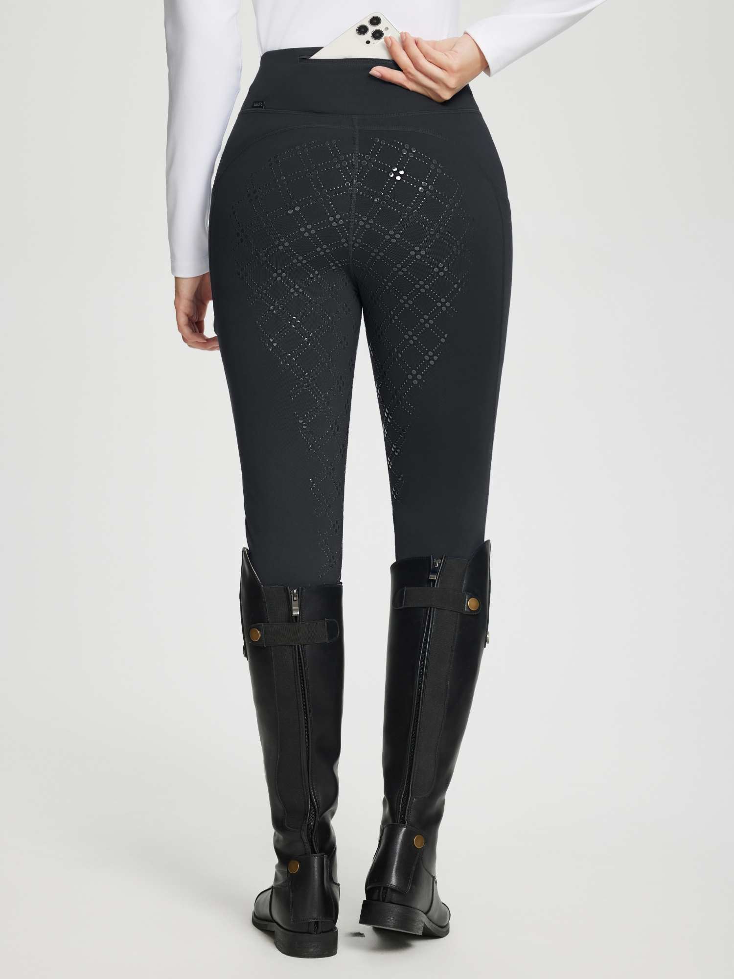 Women's Full-Seat Fleece Silicone Breeches