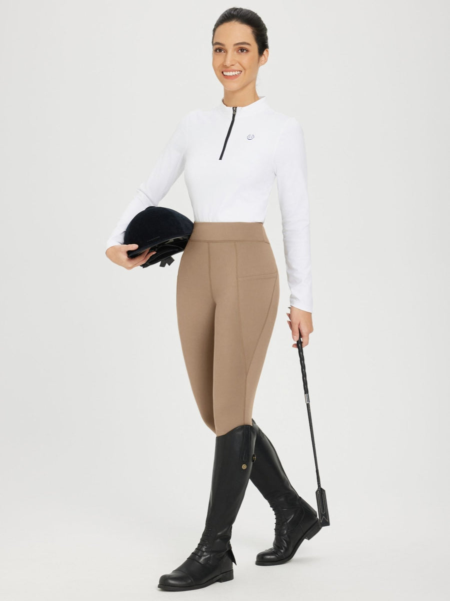 Women's Full-Seat Fleece Silicone Breeches