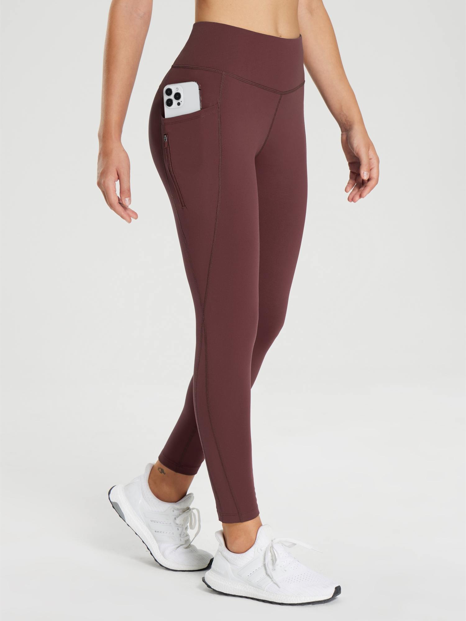 25" Fleece-Lined Cycling Leggings