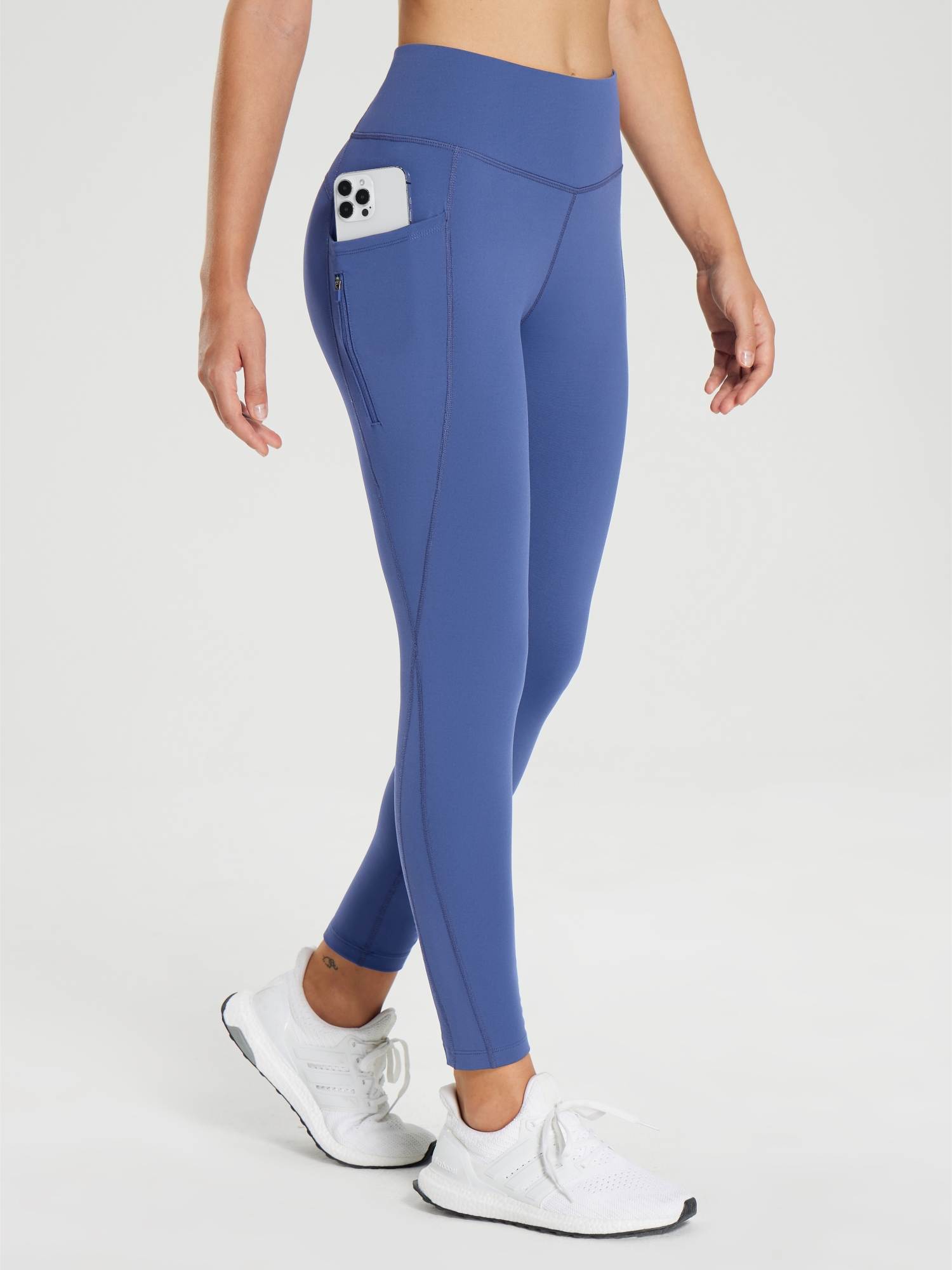 25" Fleece-Lined Cycling Leggings