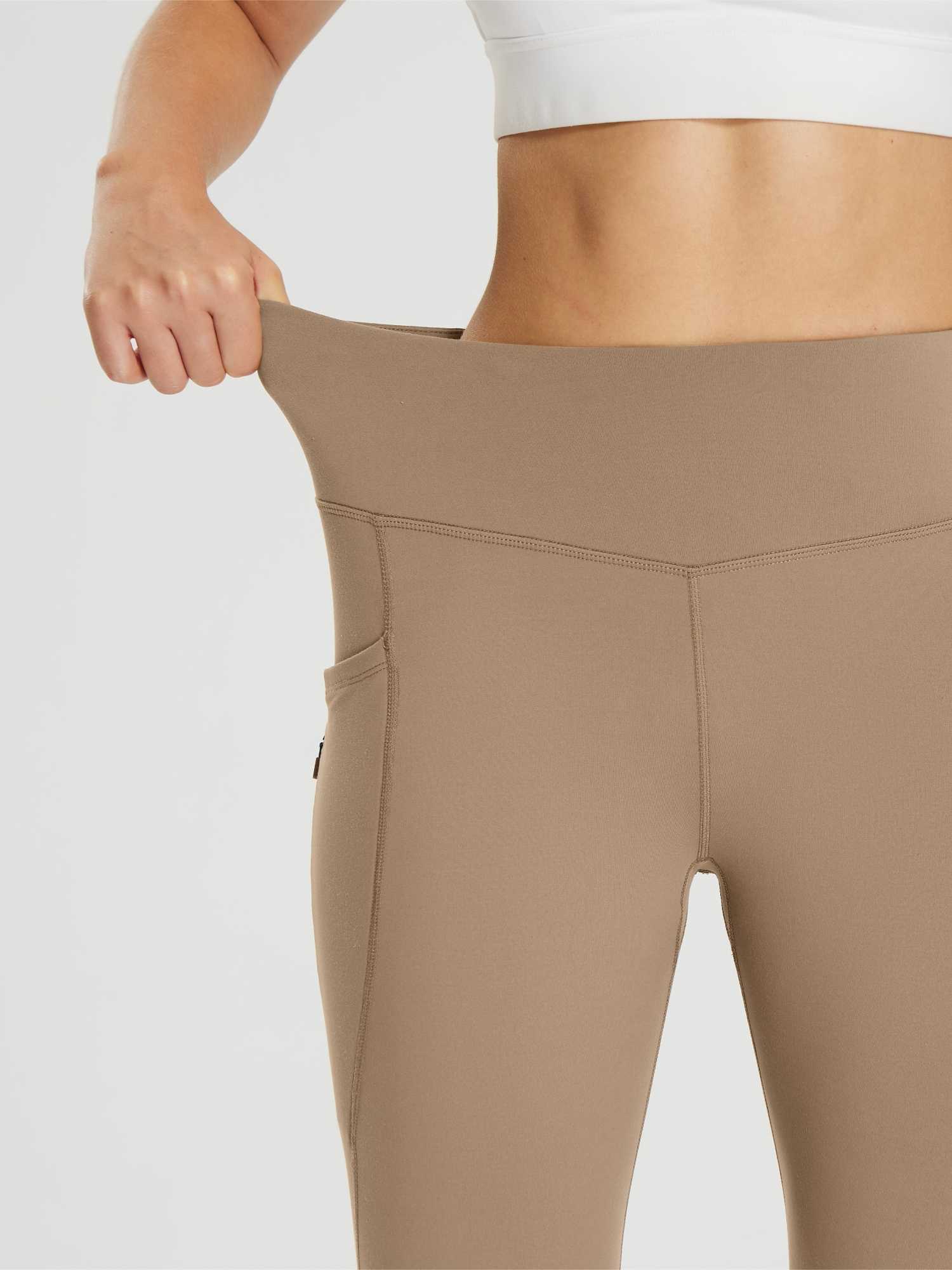 25" Fleece-Lined Cycling Leggings