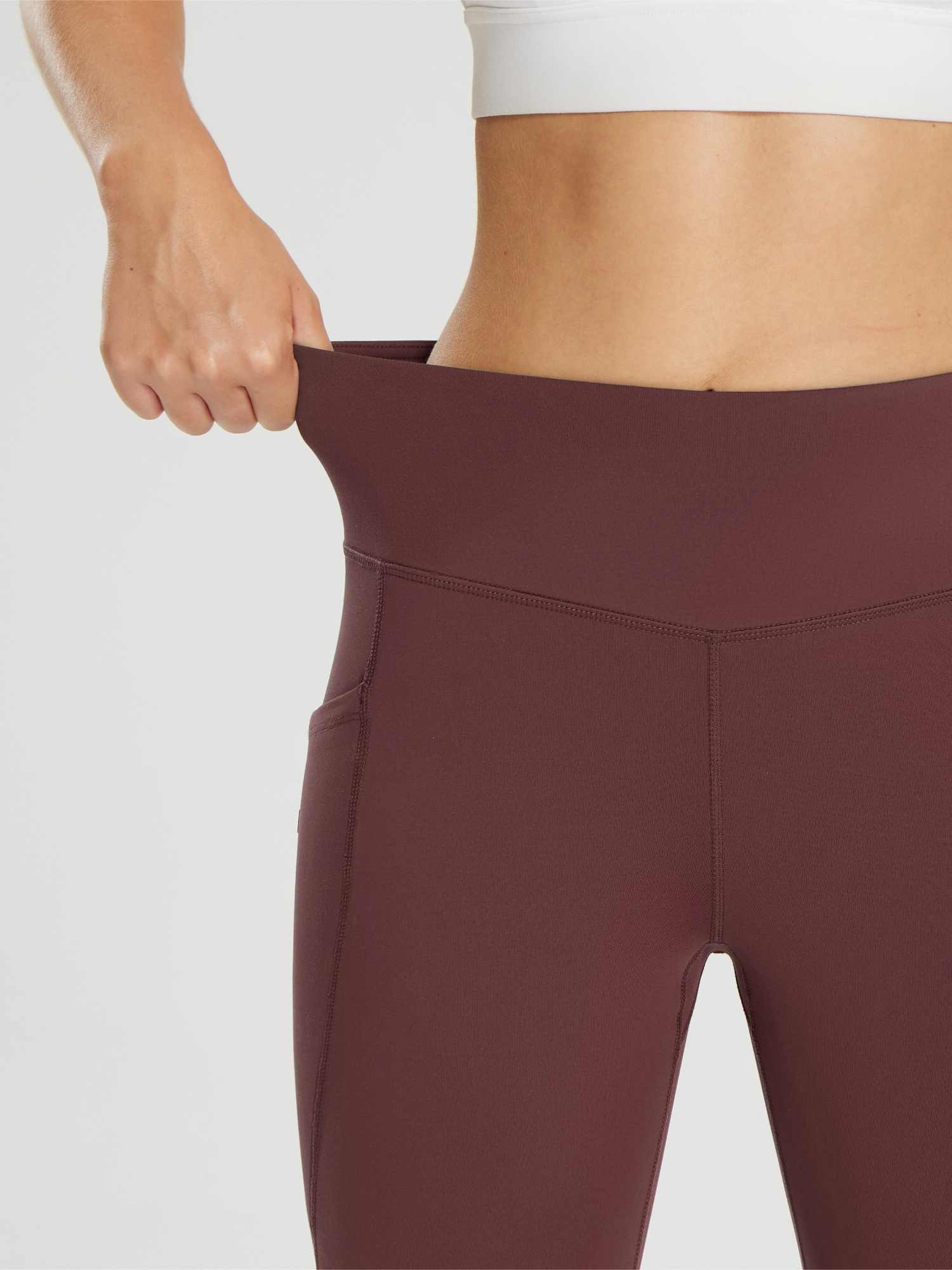 25" Fleece-Lined Cycling Leggings