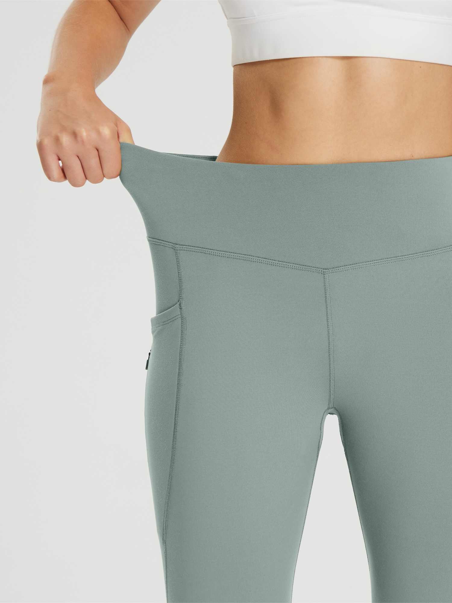 25" Fleece-Lined Cycling Leggings