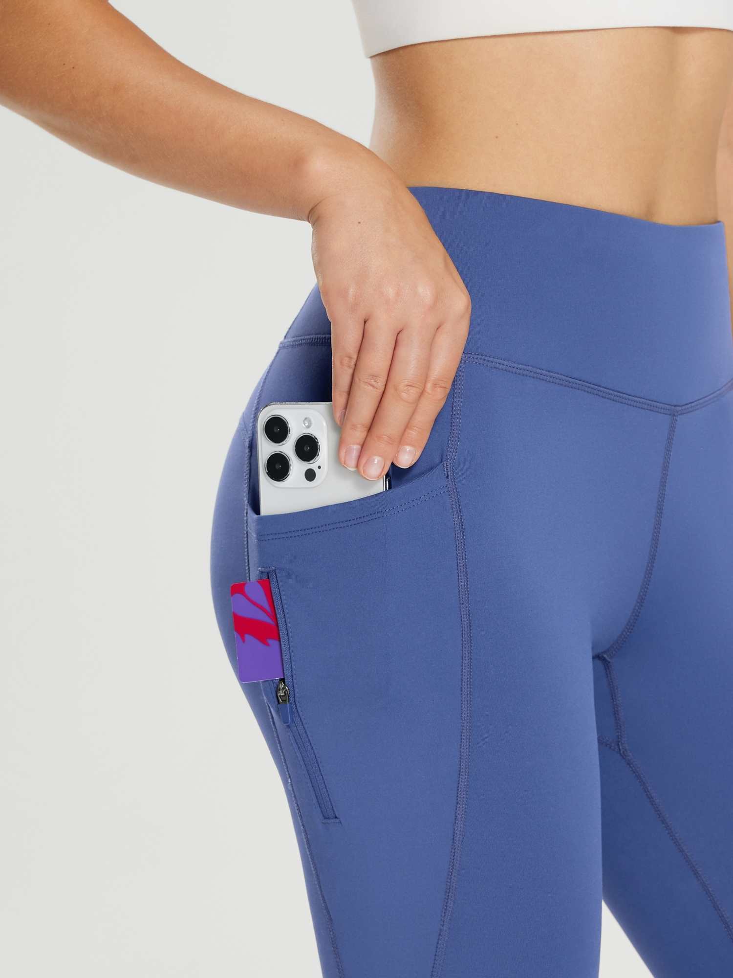 25" Fleece-Lined Cycling Leggings