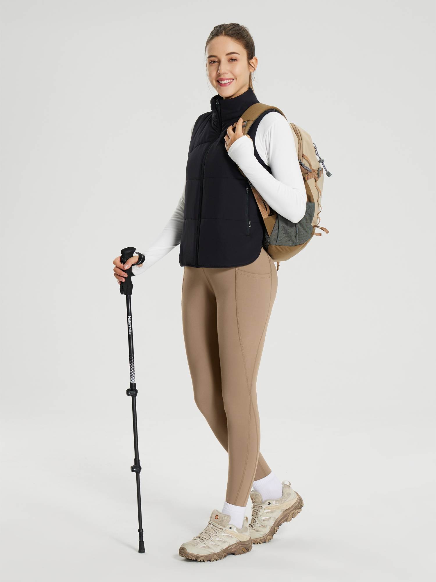 25" Fleece-Lined Cycling Leggings