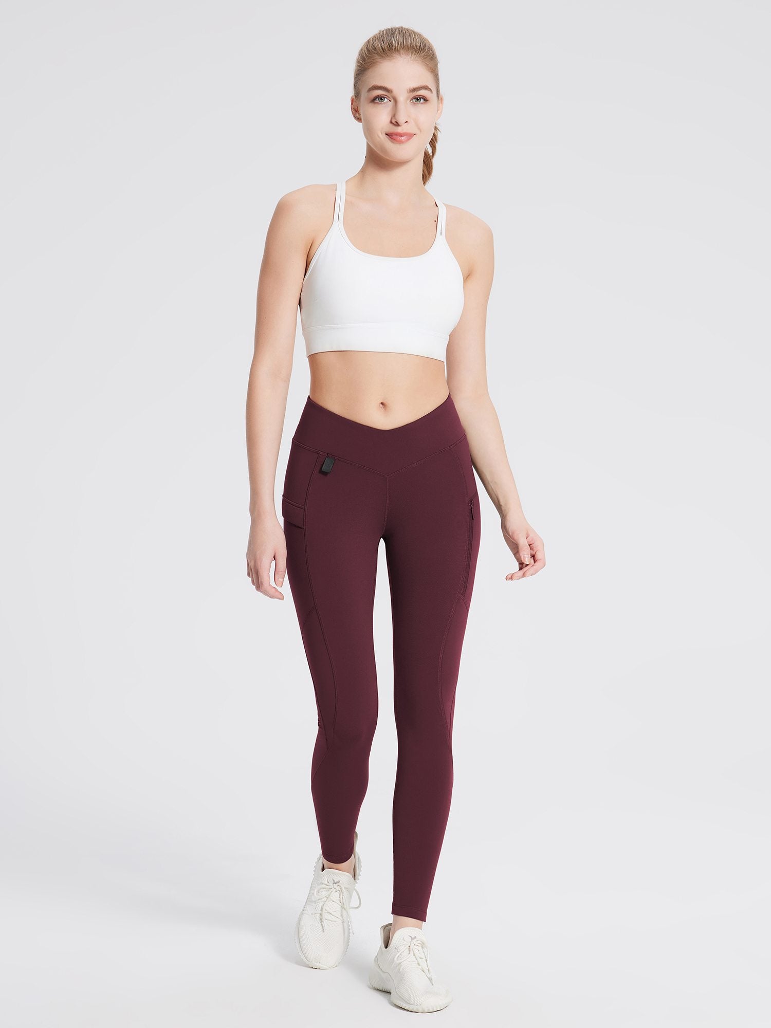 Fleece-Lined Multi-Pocket Hiking Leggings