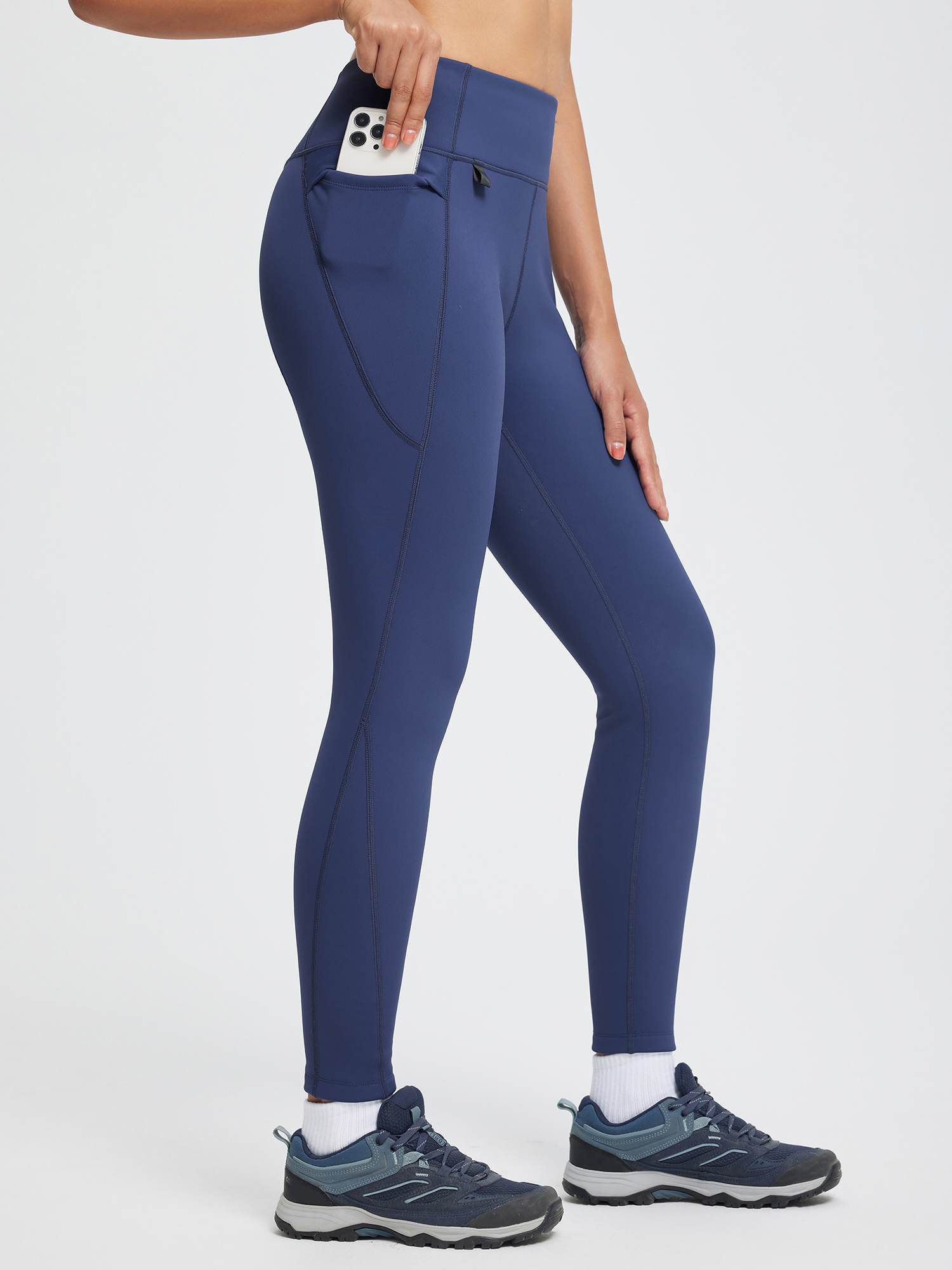 Outdoor Thickened Thermal Knit Leggings