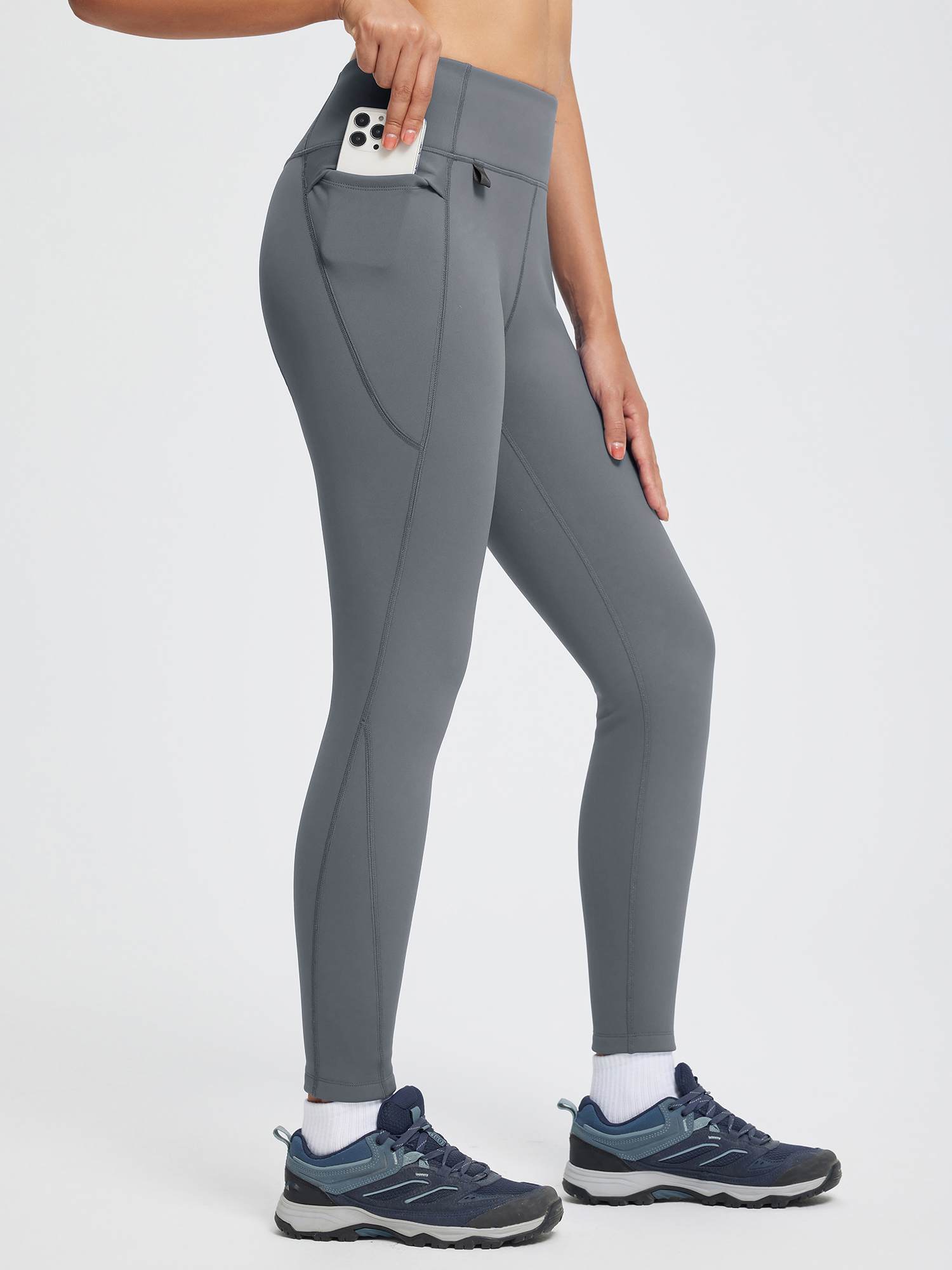 Outdoor Thickened Thermal Knit Leggings