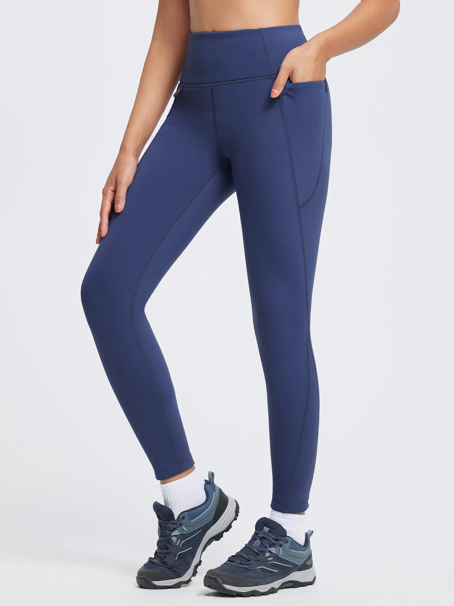 Outdoor Thickened Thermal Knit Leggings