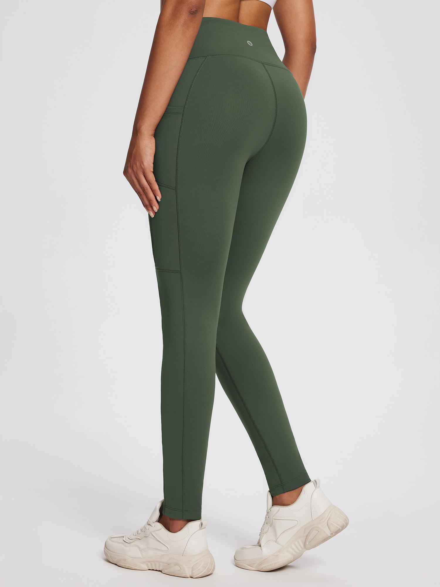 25" Knit Fleece Pocket Leggings