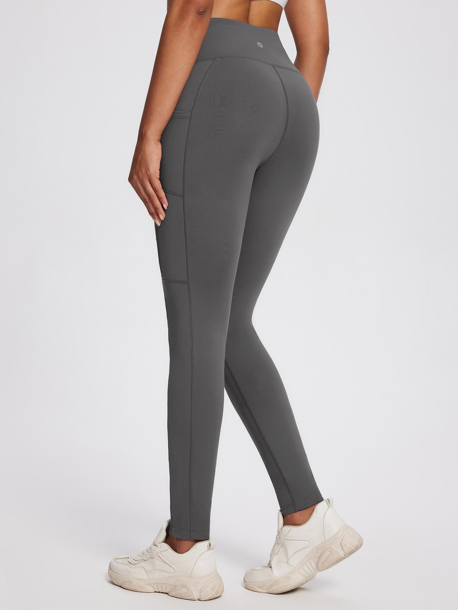 25" Knit Fleece Pocket Leggings