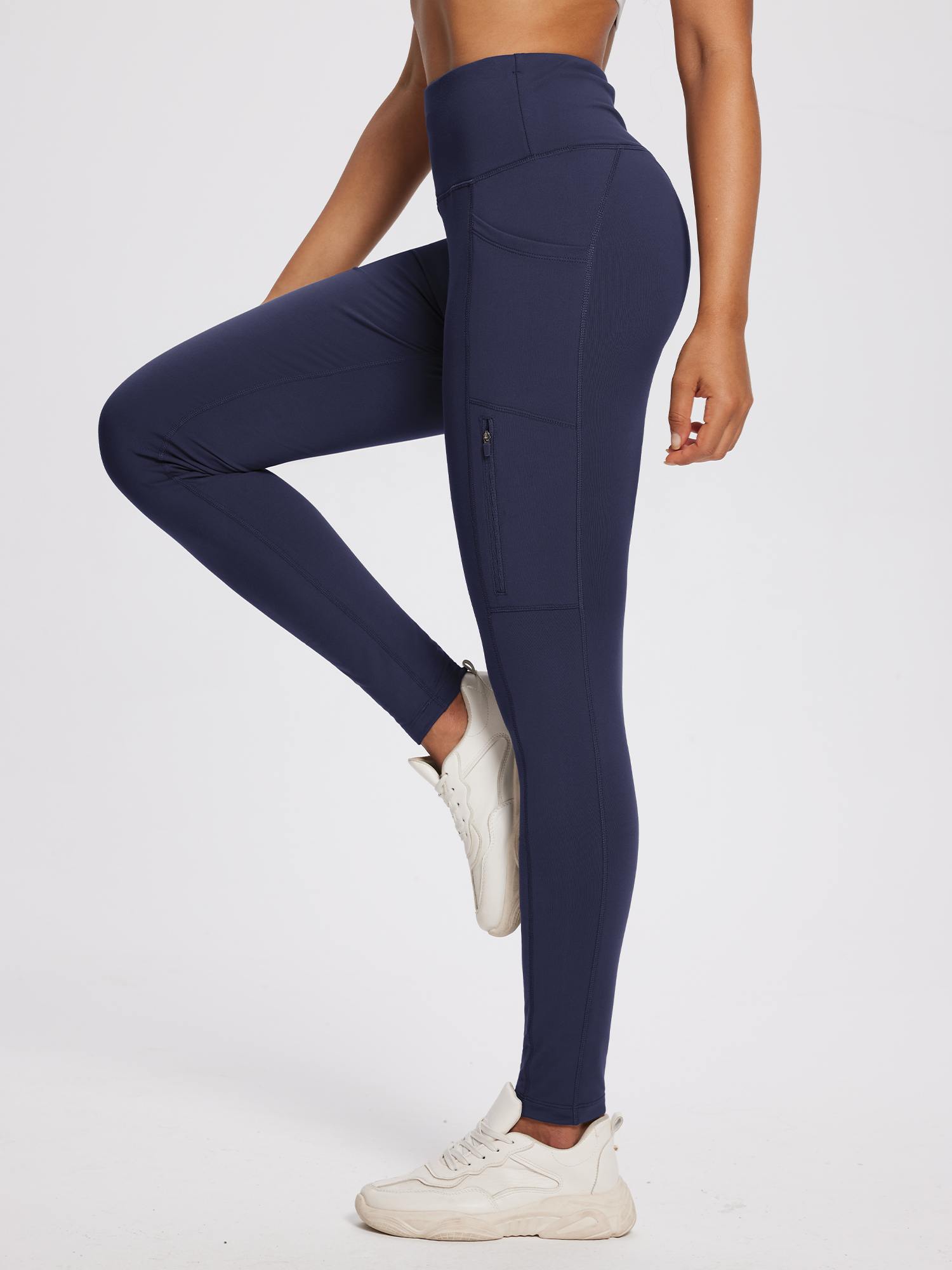 25" Knit Fleece Pocket Leggings