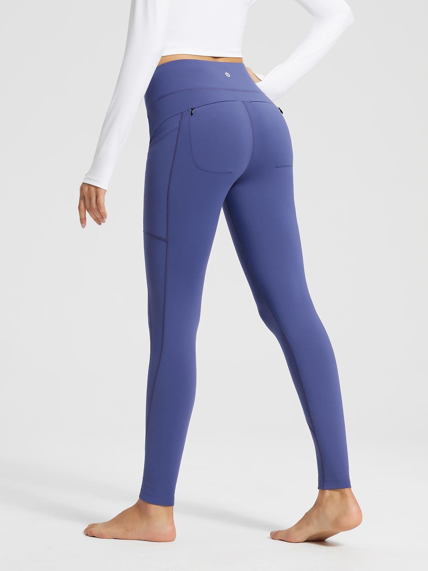 Laureate Fleece-Lined High Rise Pocket Leggings