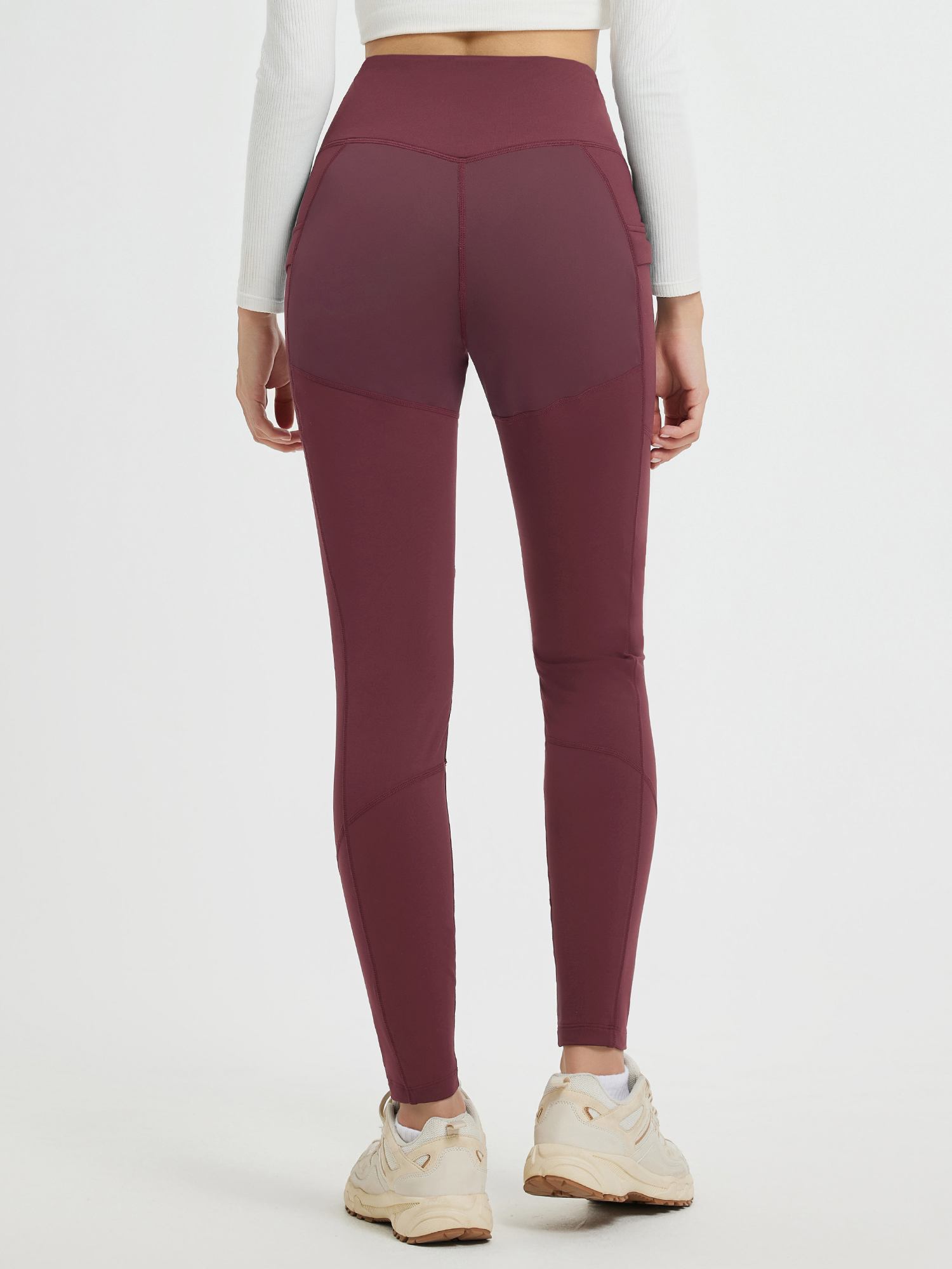 Outdoor Multi-Pocket Slim-Fit Knit Fleece Pants