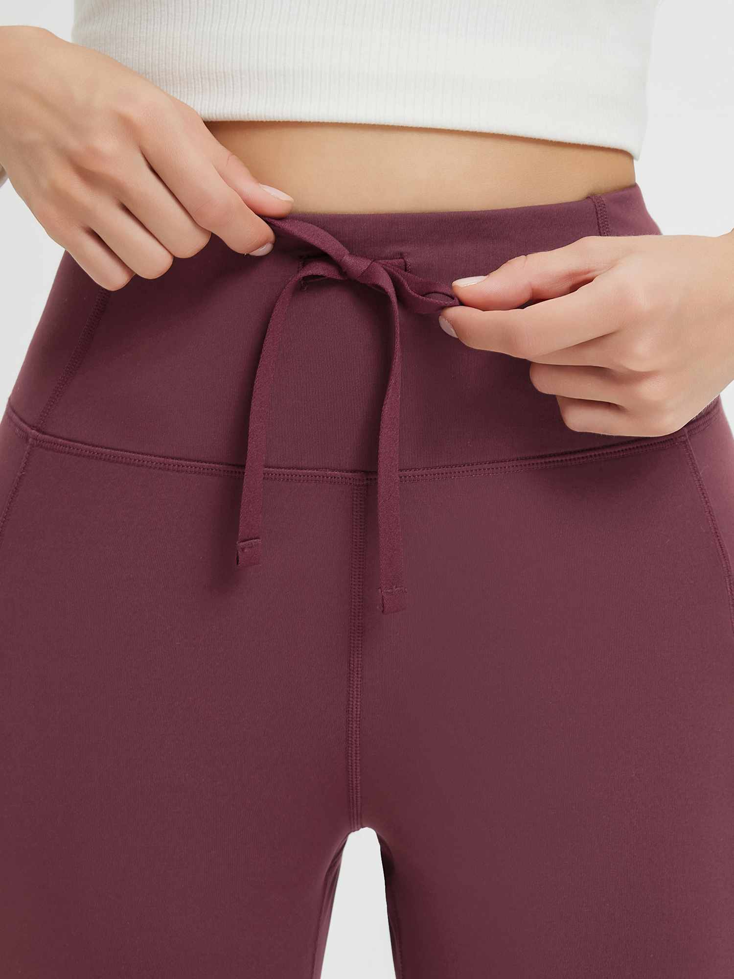Outdoor Multi-Pocket Slim-Fit Knit Fleece Pants