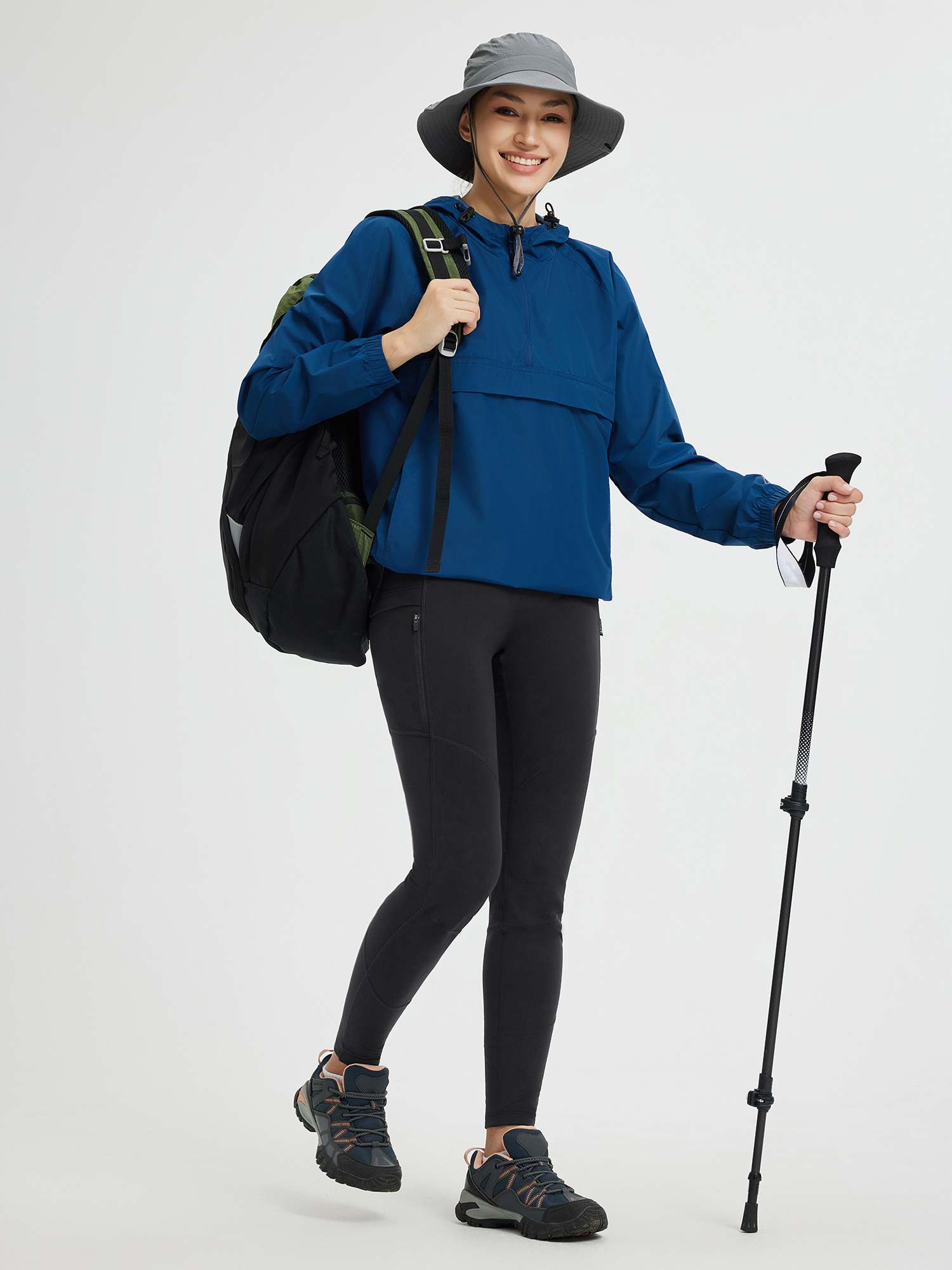 Outdoor Multi-Pocket Slim-Fit Knit Fleece Pants