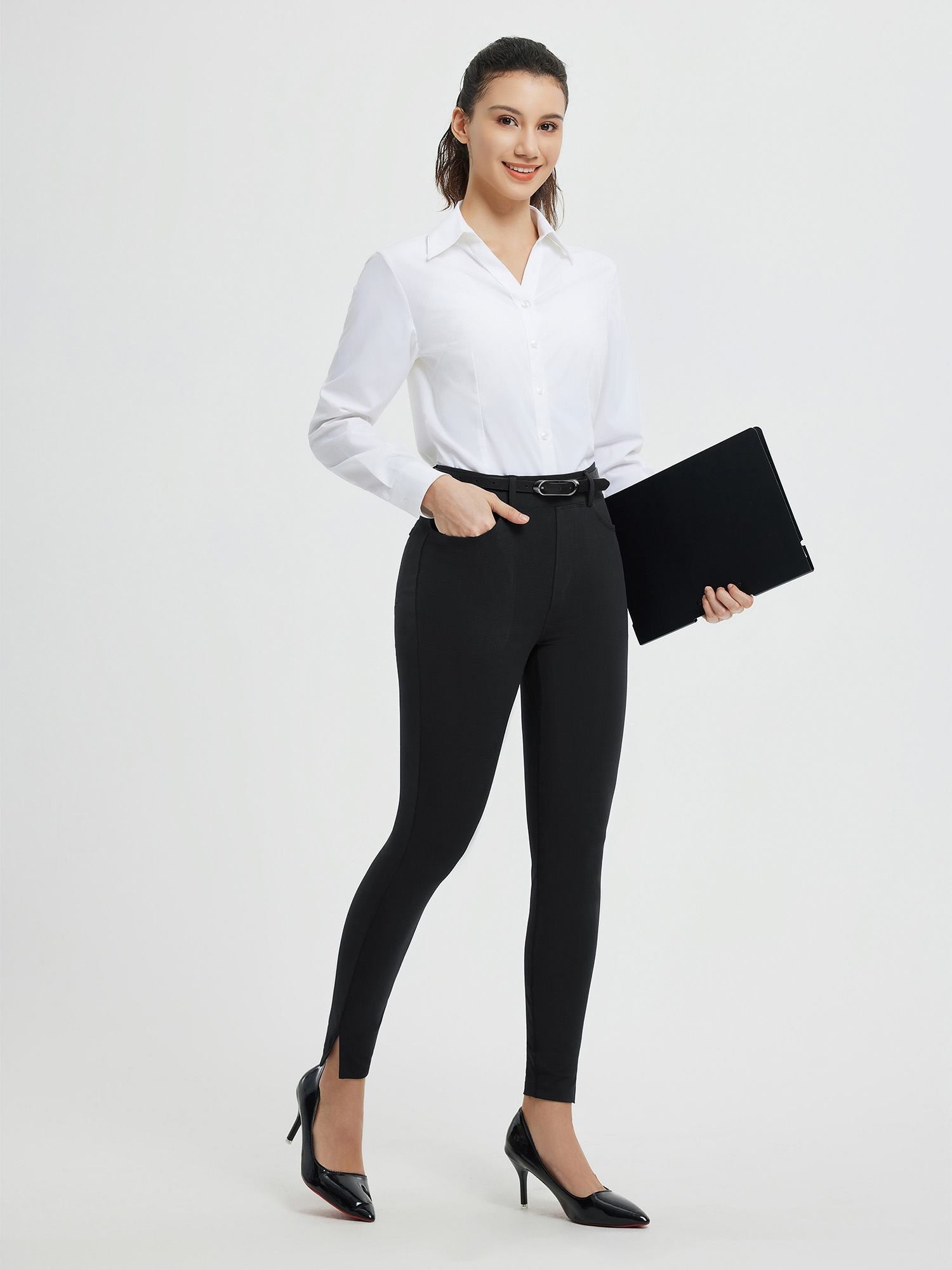 Women’s Yoga Business High-Waisted Tight Pants