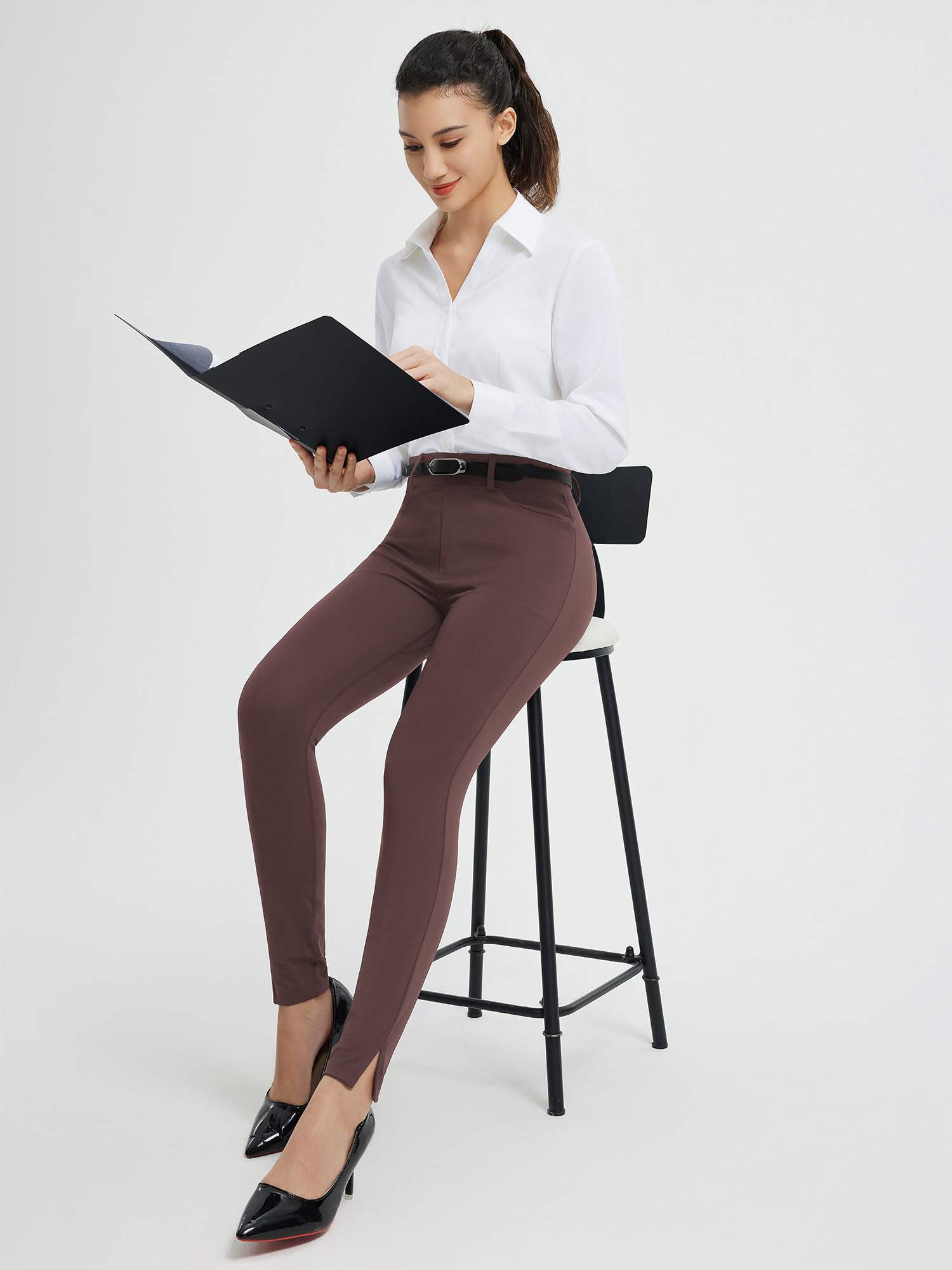 Women’s Yoga Business High-Waisted Tight Pants