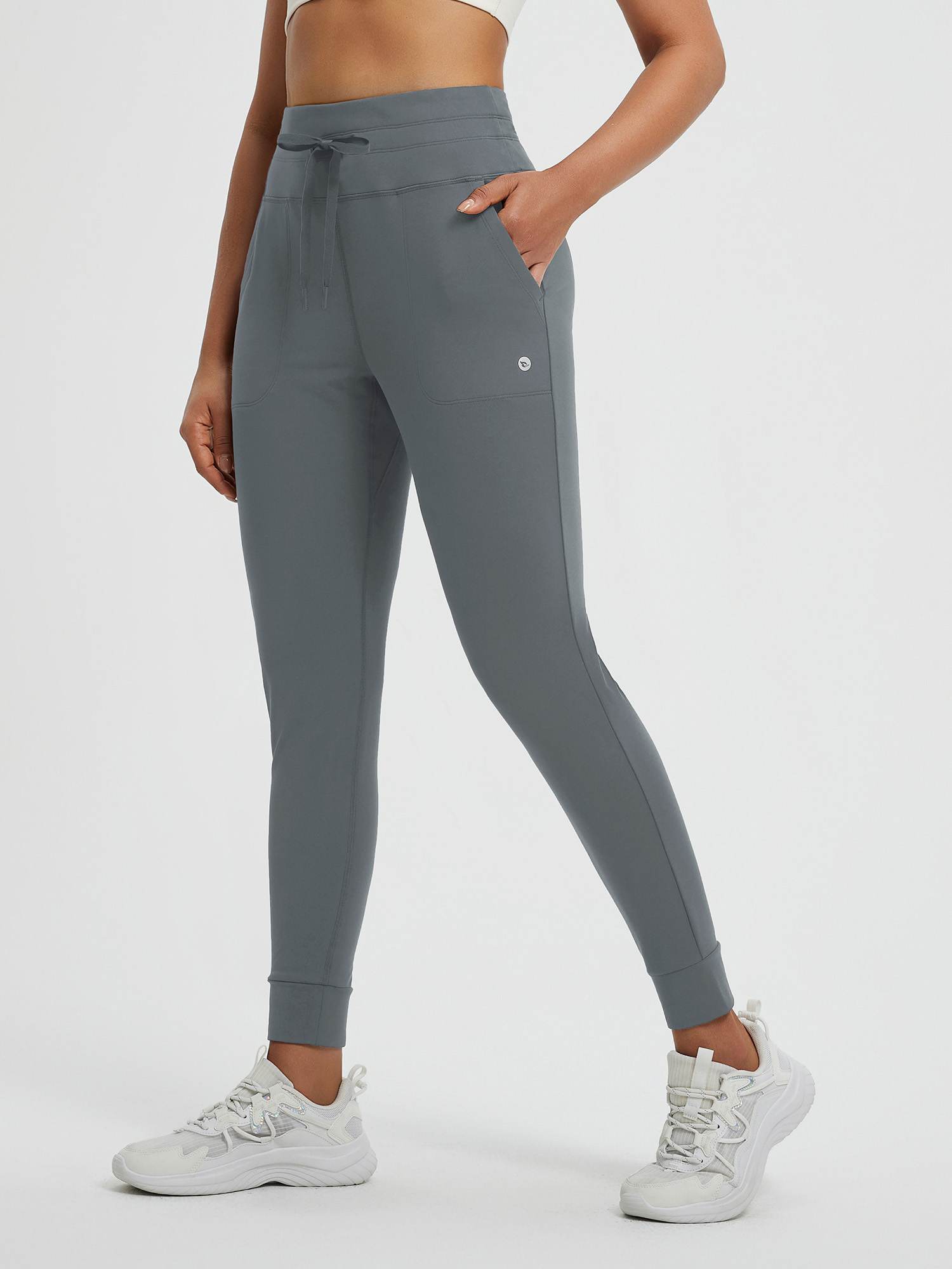 Women’s Yoga Cuffed Fleece High-Waisted Leggings