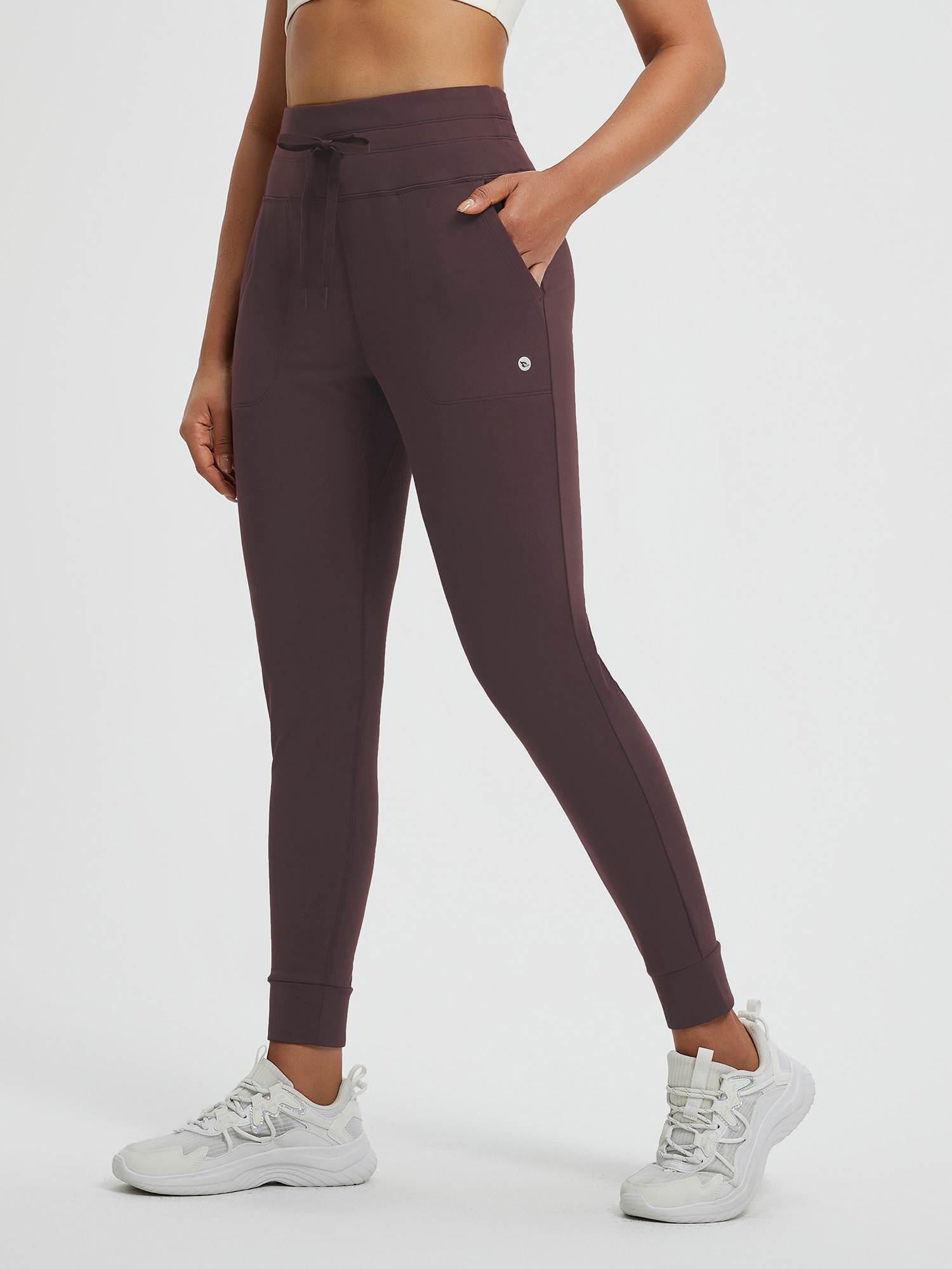 Women’s Yoga Cuffed Fleece High-Waisted Leggings