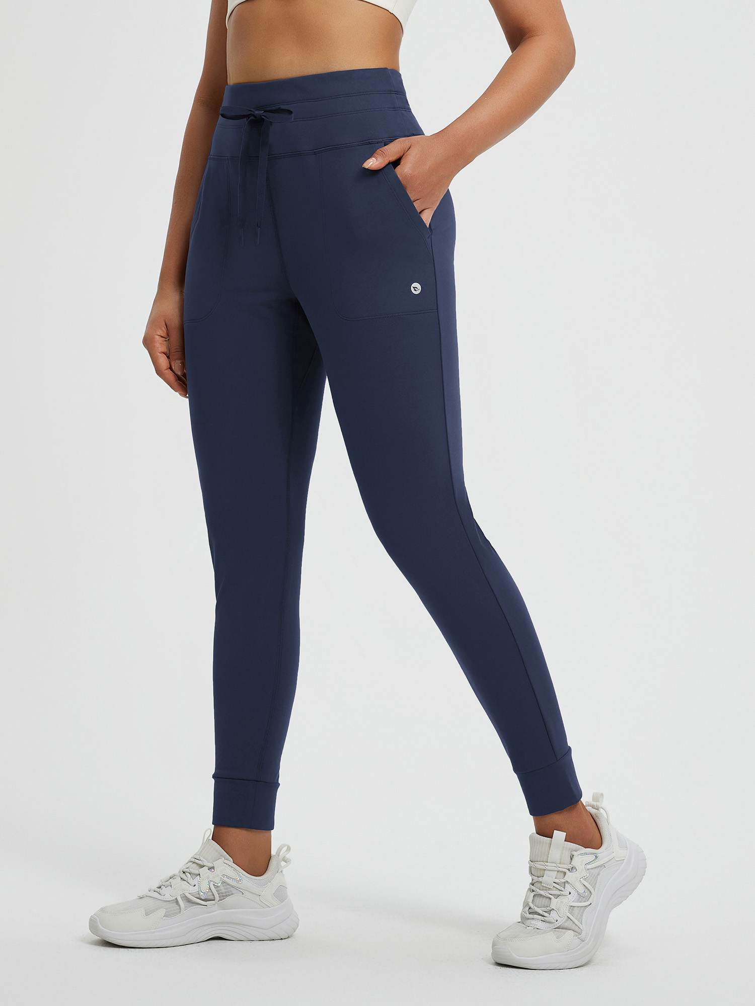 Women’s Yoga Cuffed Fleece High-Waisted Leggings