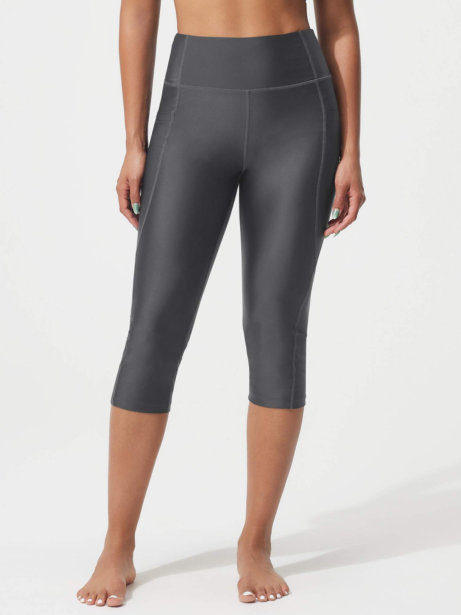 UPF50+ 18" High Rise Swim Capris
