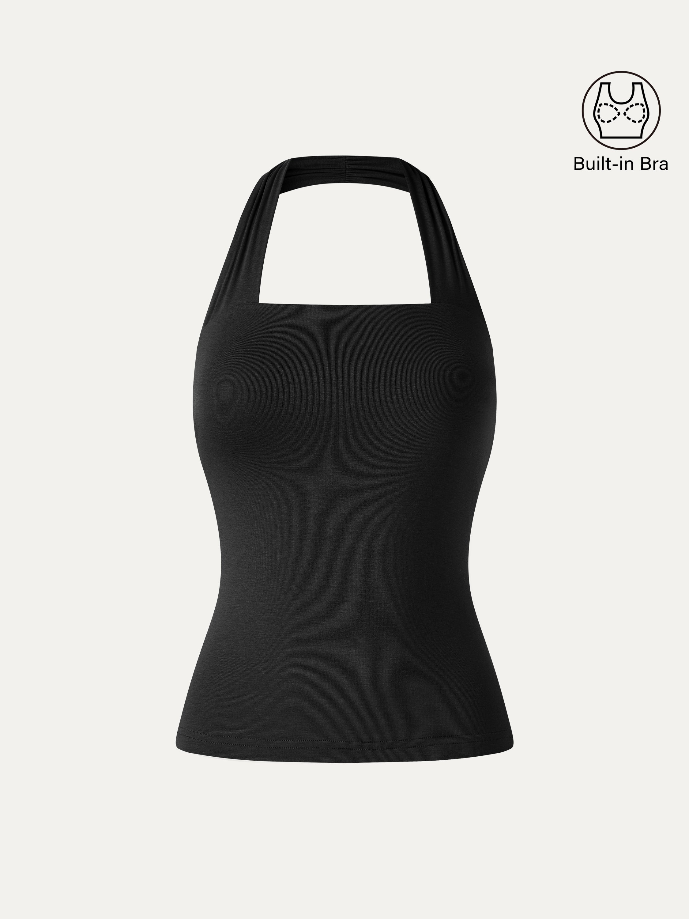 CoolTouch Halter Going-Out Bra Top