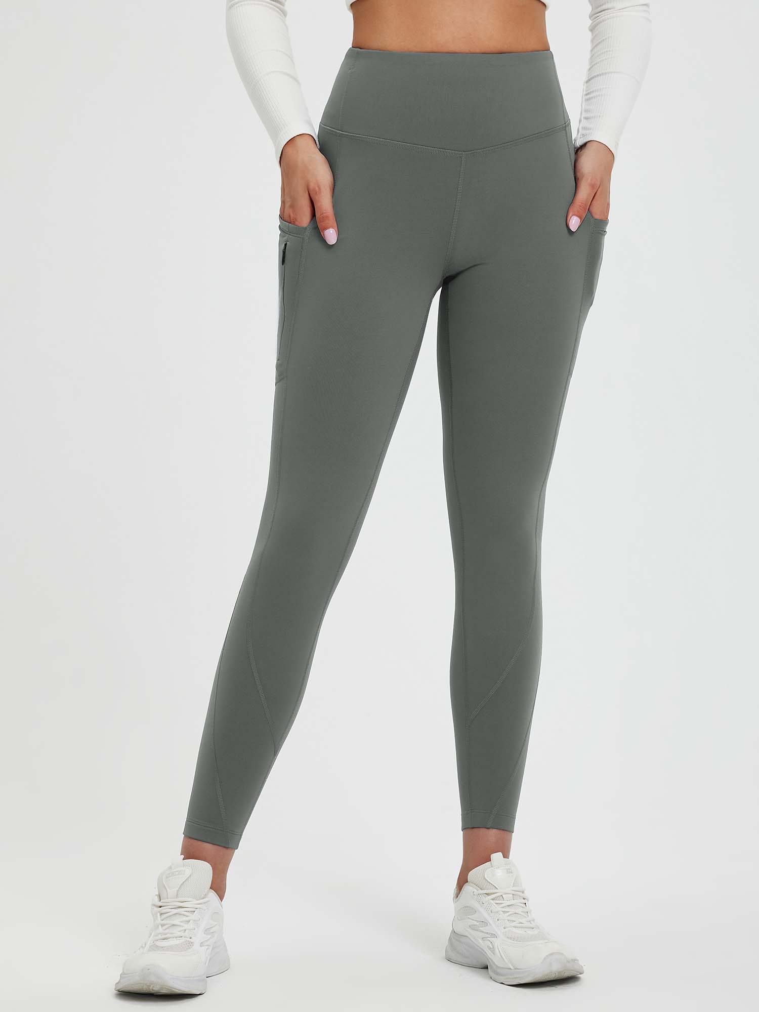 25" Fleece-Lined Yoga Leggings