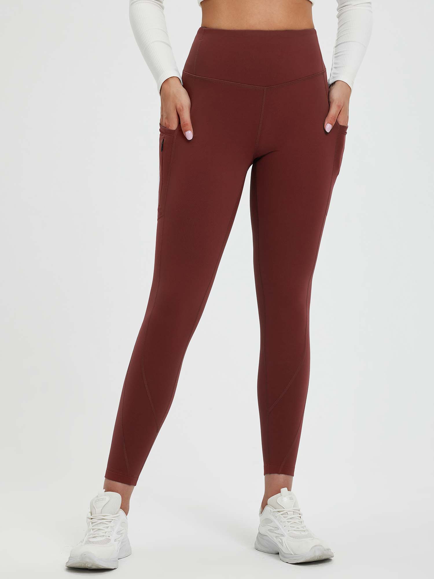 25" Fleece-Lined Yoga Leggings