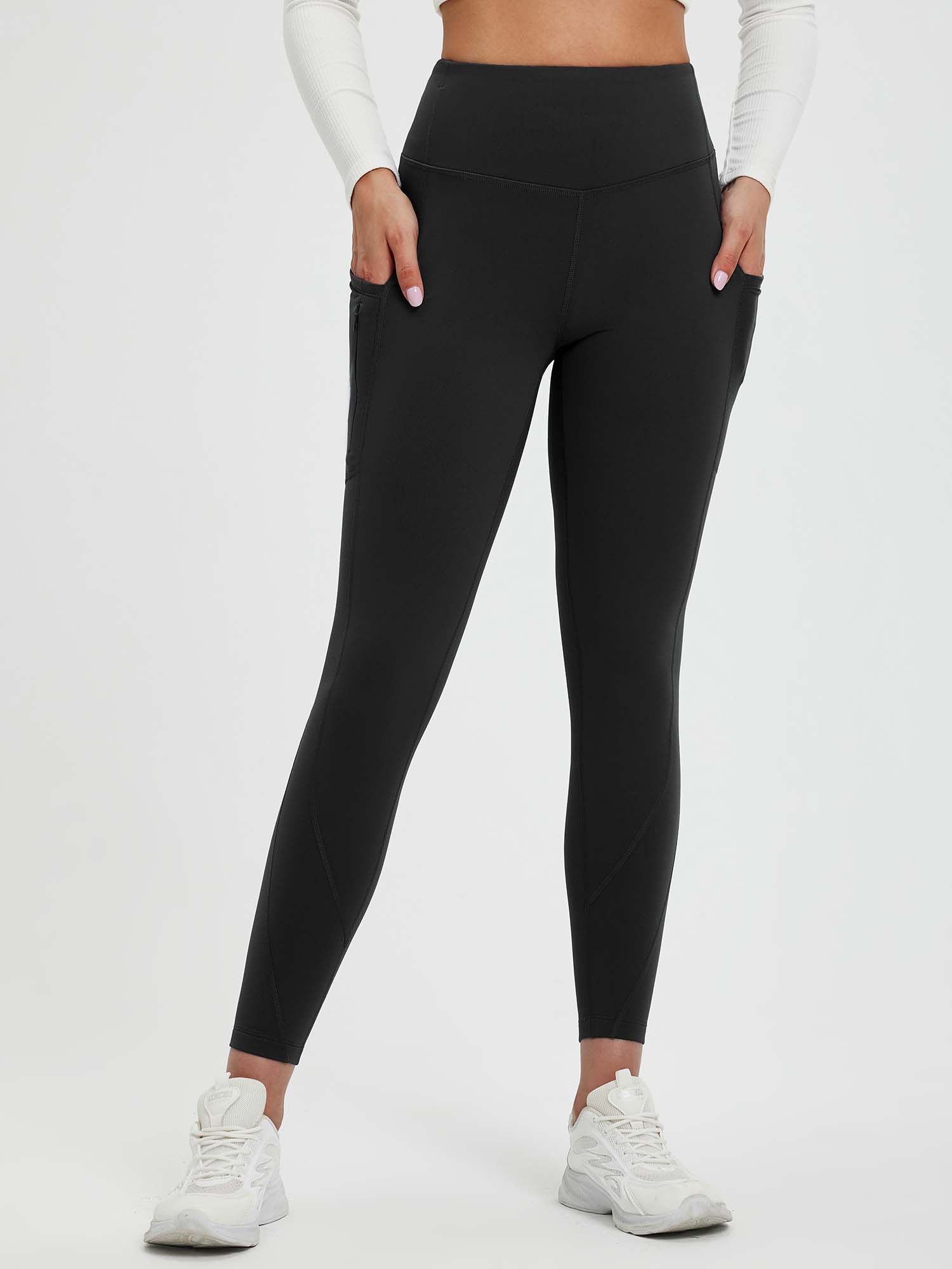 25" Fleece-Lined Yoga Leggings