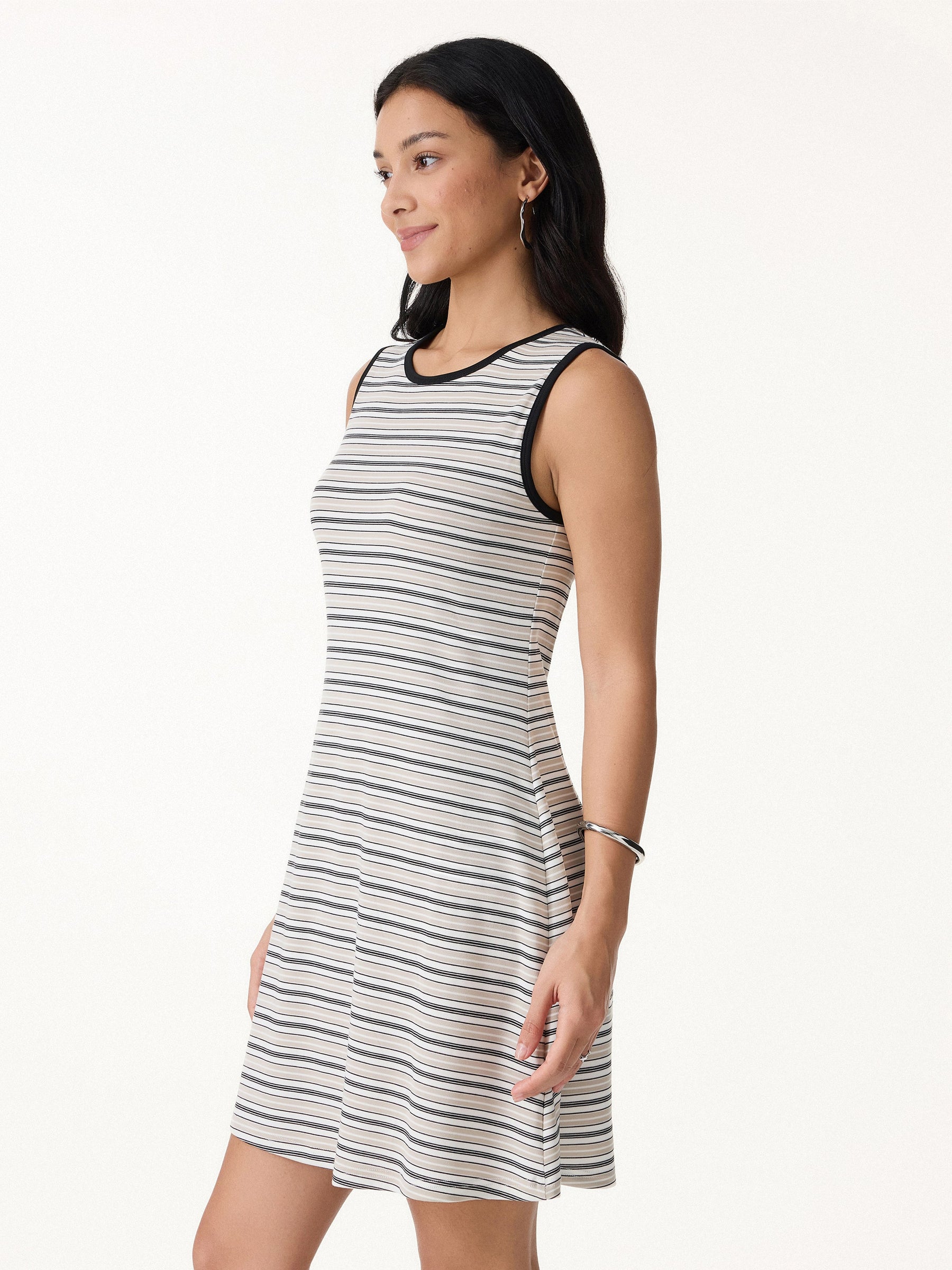 Striped Easy Mini Bra Dress