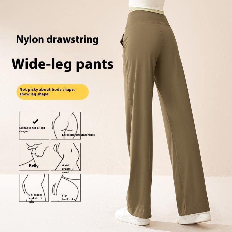 Women's High-Waist Fitness & Leisure Pants - Loose Fit Leggings