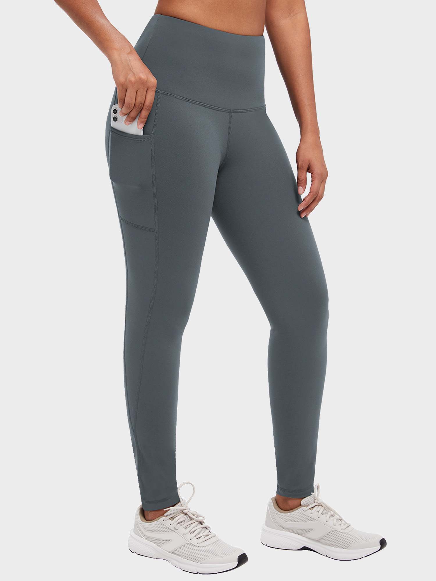 Yoga Brushed Fleece High Waisted Leggings