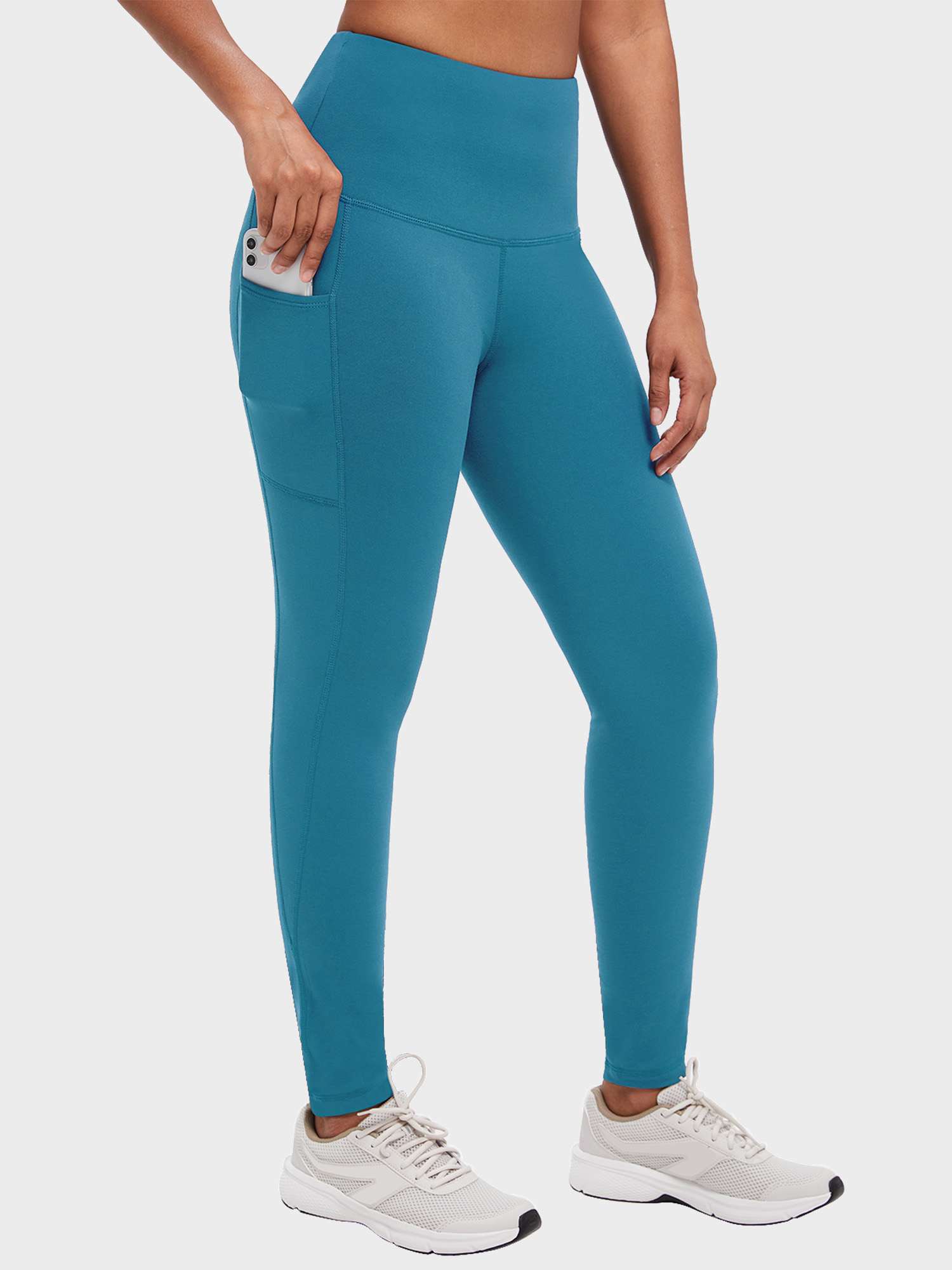 Yoga Brushed Fleece High Waisted Leggings