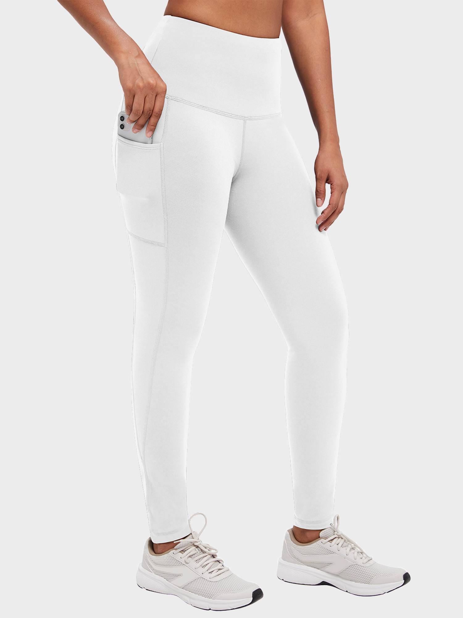 Yoga Brushed Fleece High Waisted Leggings