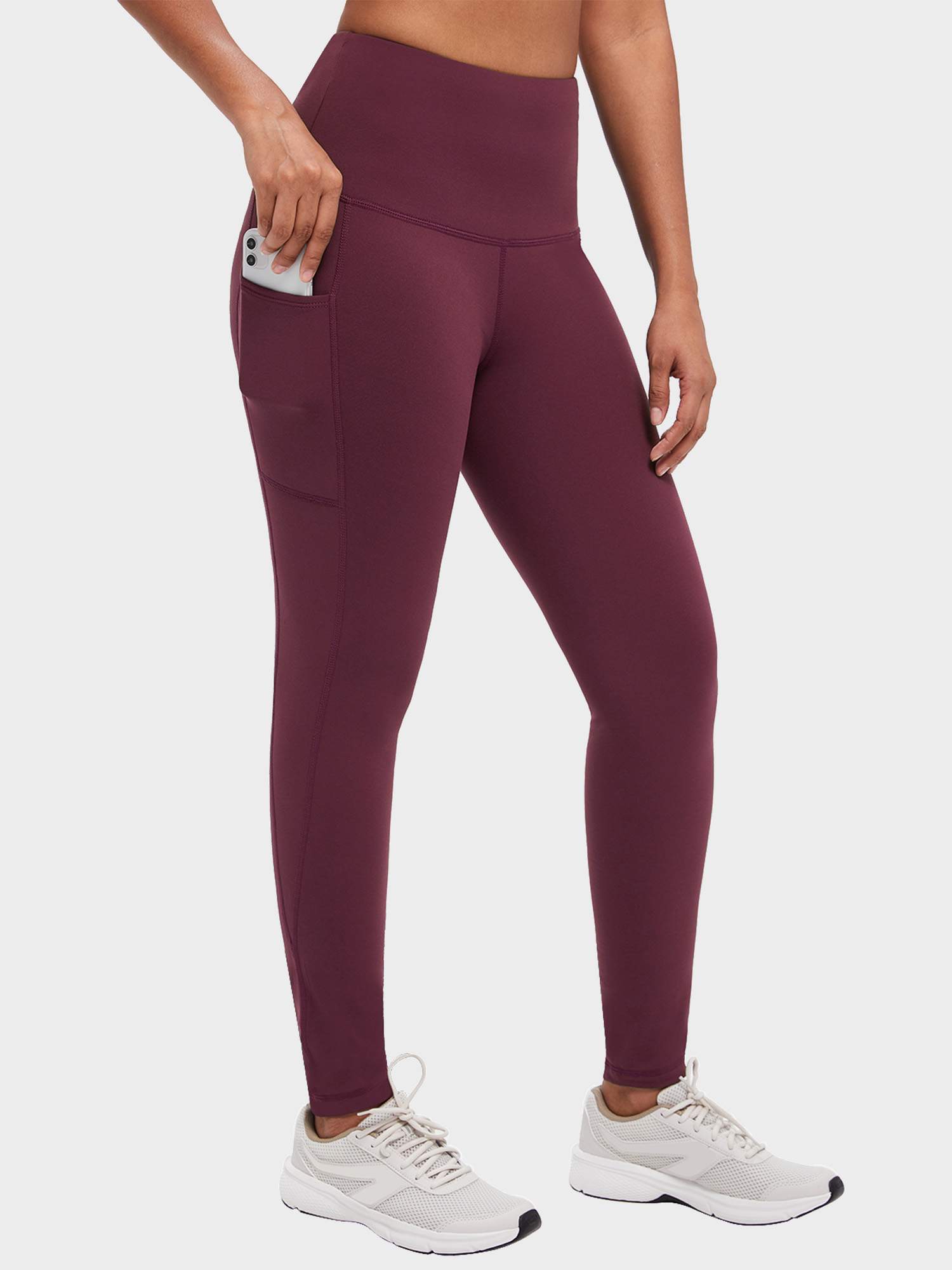 Yoga Brushed Fleece High Waisted Leggings