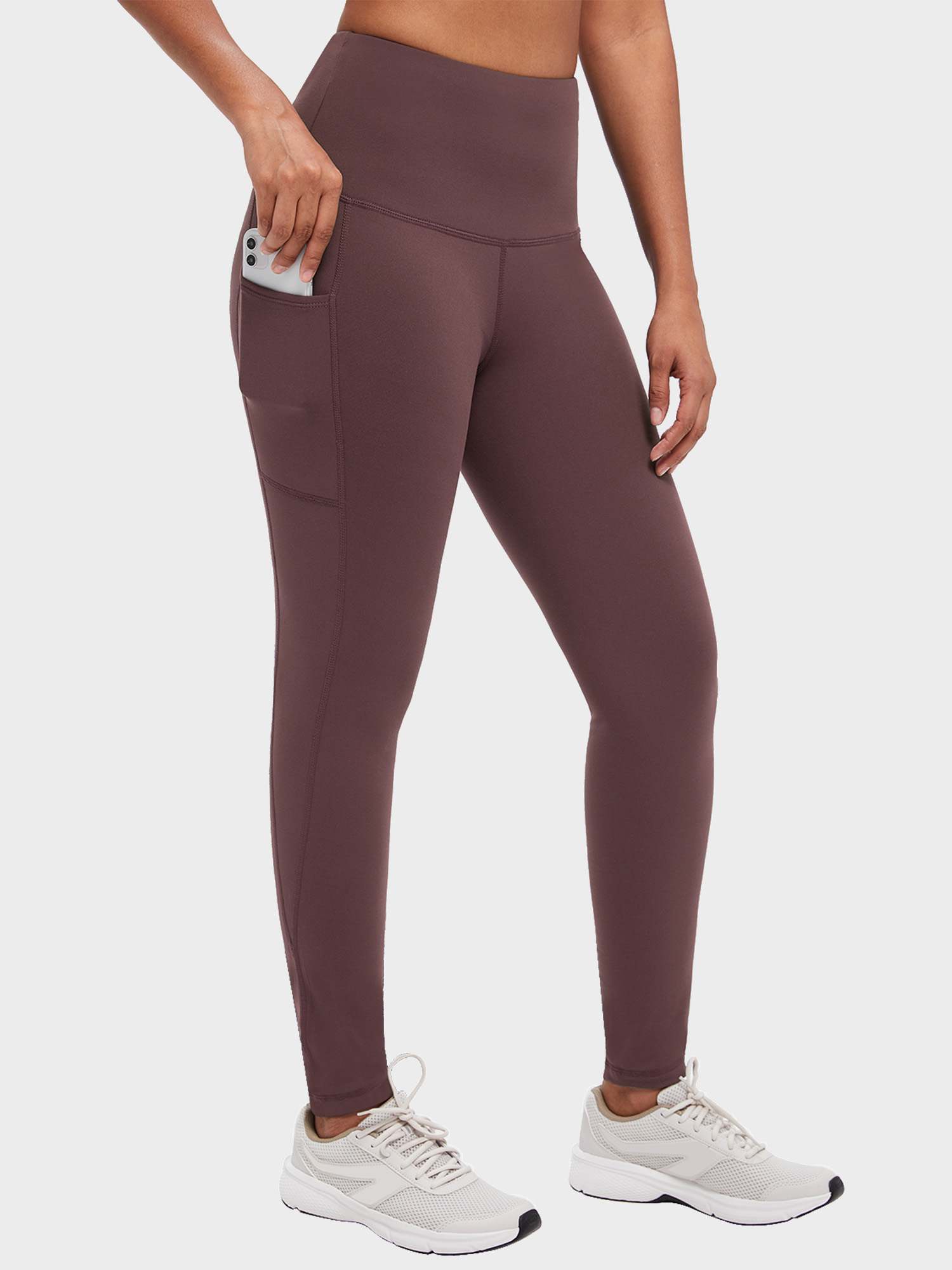 Yoga Brushed Fleece High Waisted Leggings