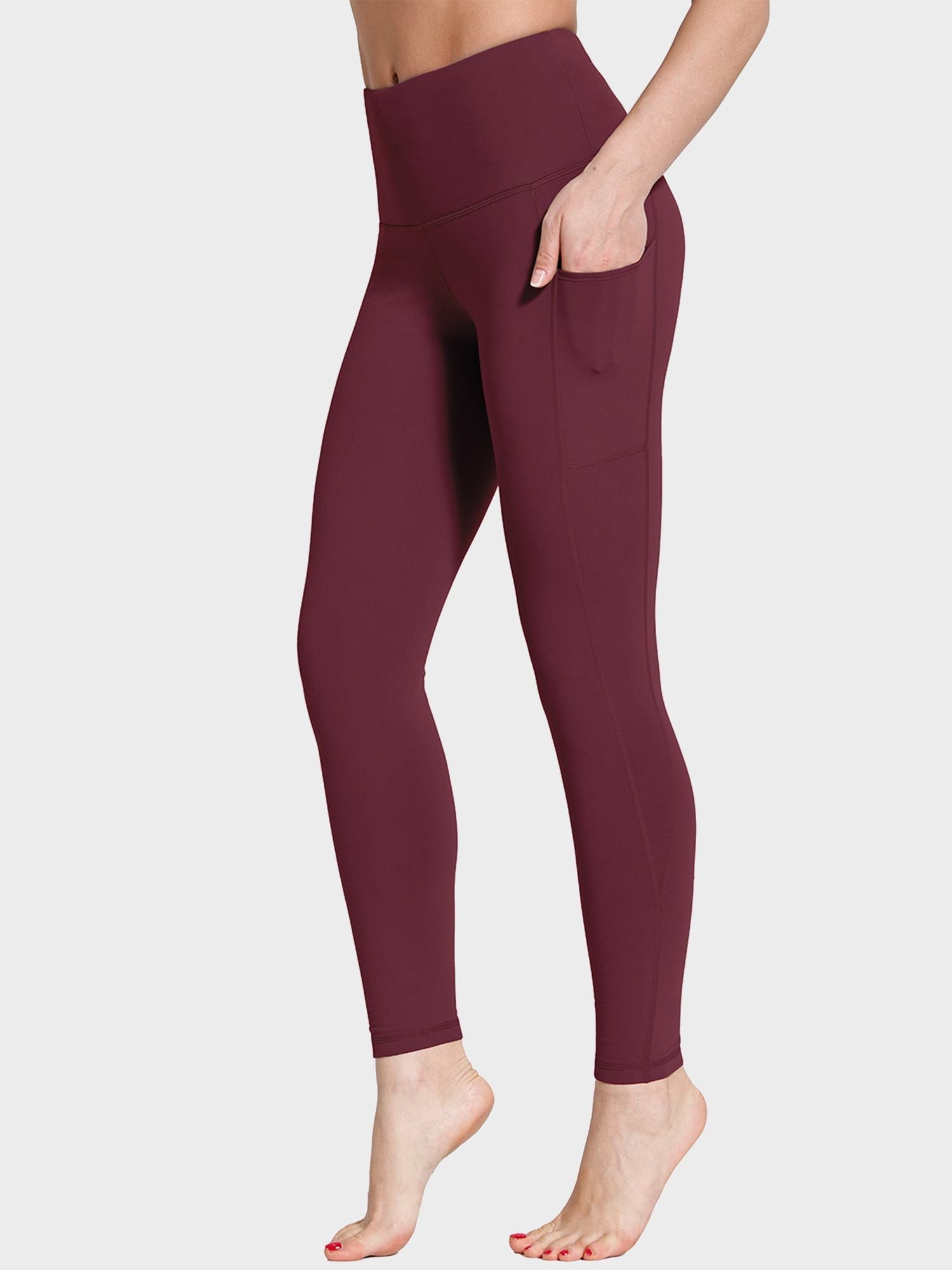 Yoga Brushed Fleece High Waisted Leggings