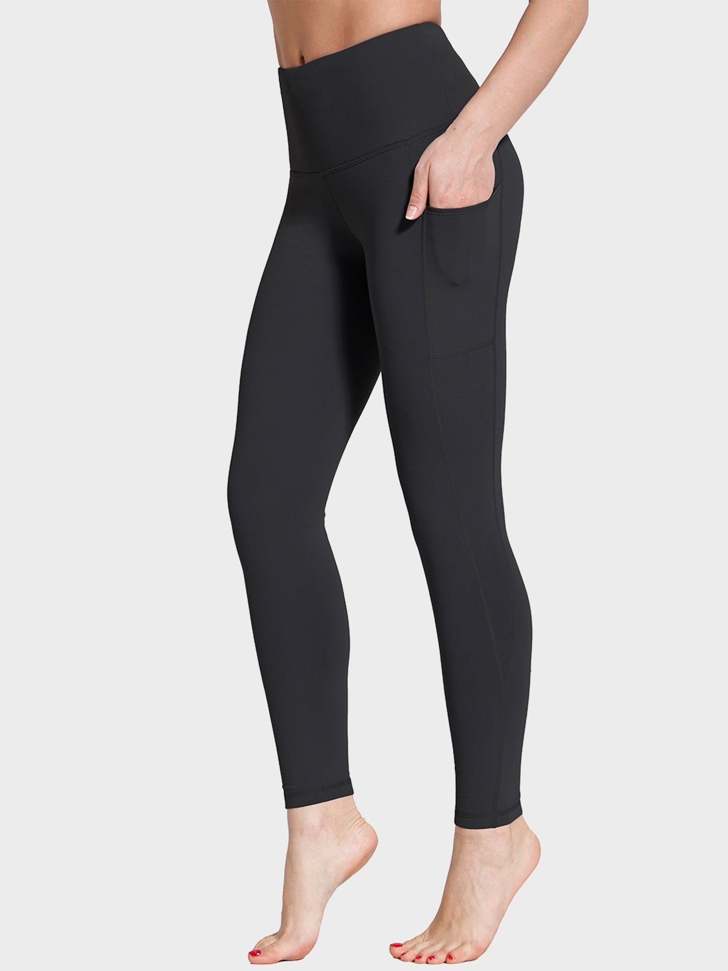 Yoga Brushed Fleece High Waisted Leggings