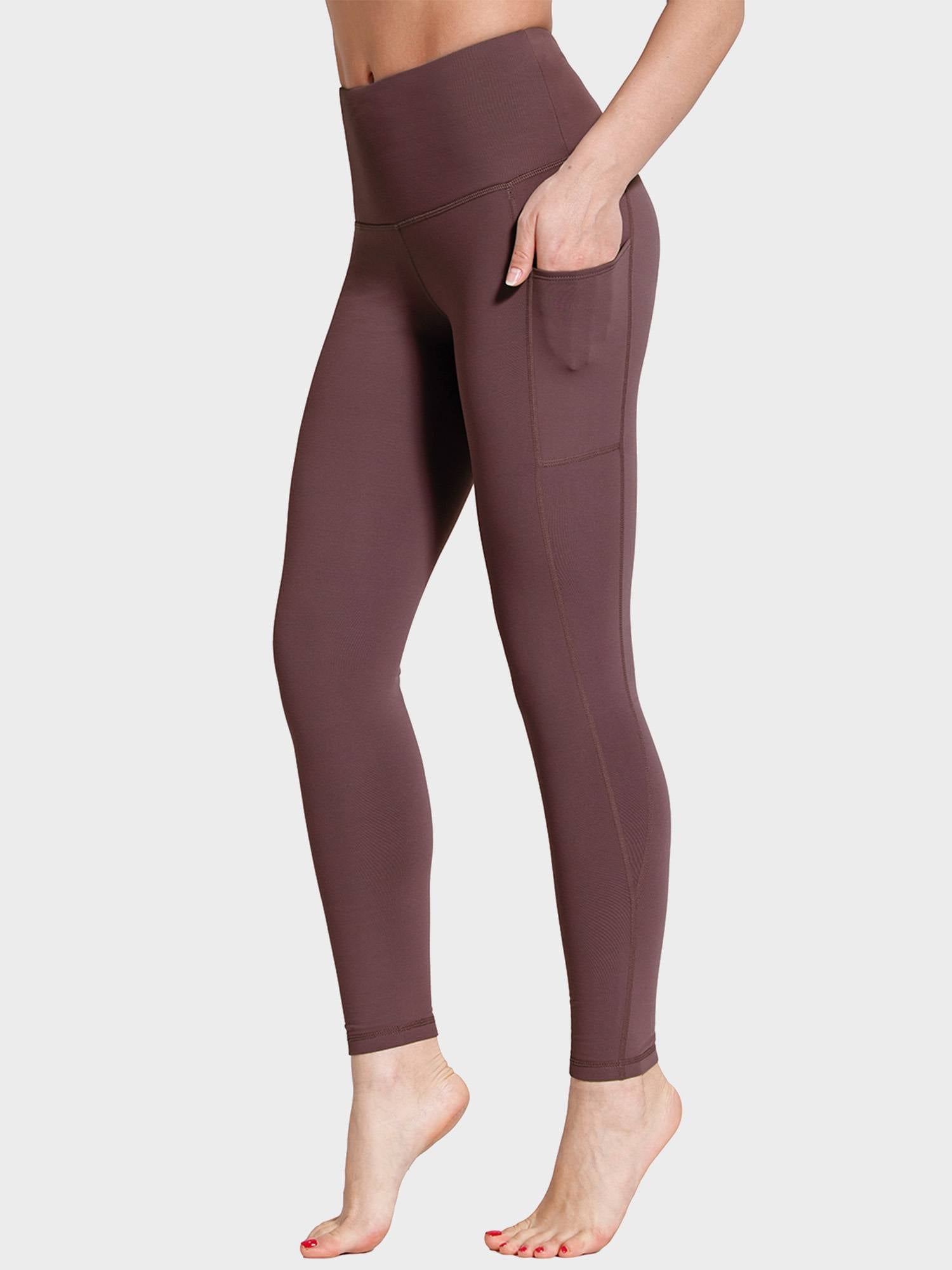 Yoga Brushed Fleece High Waisted Leggings