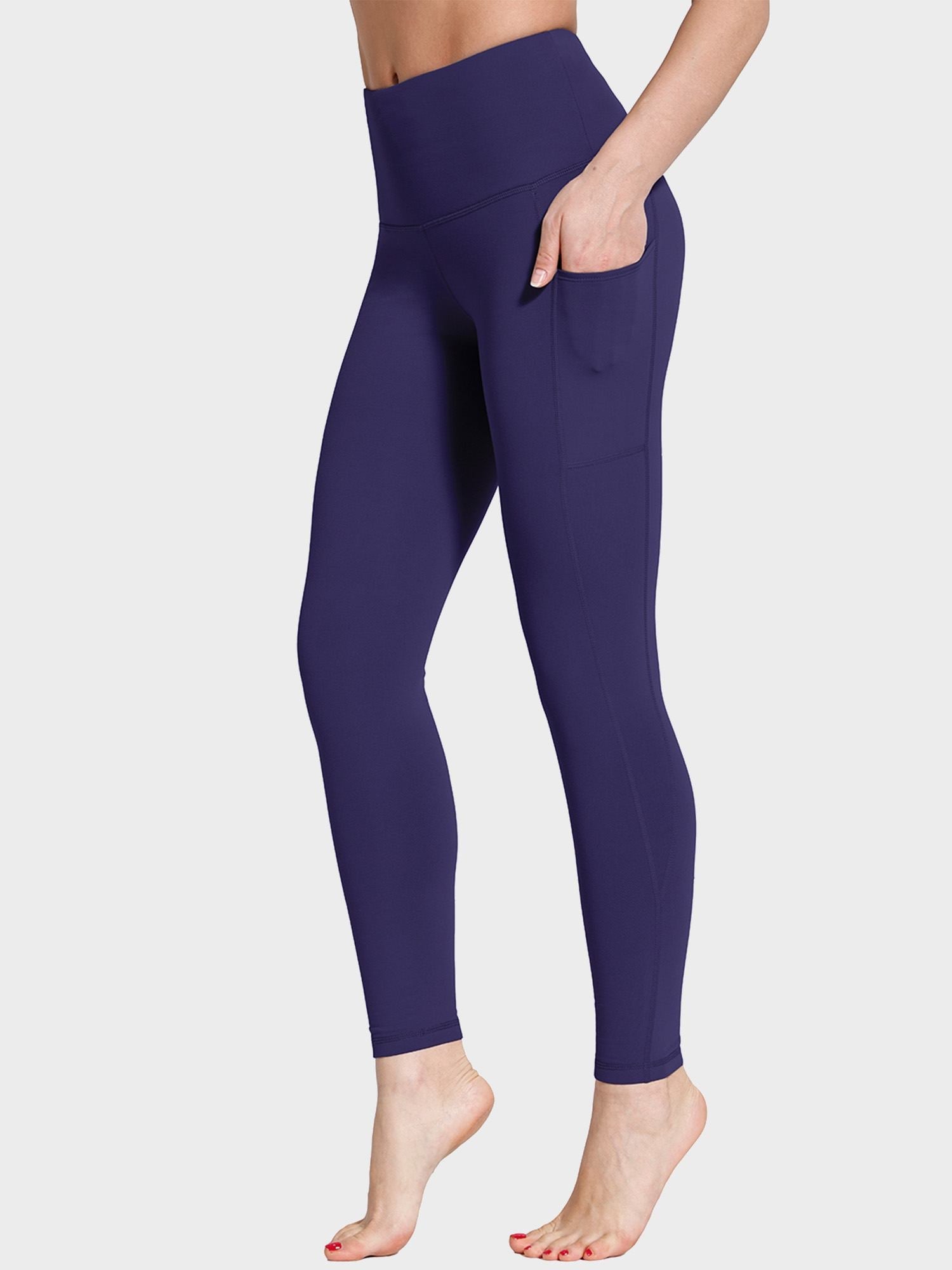 Yoga Brushed Fleece High Waisted Leggings
