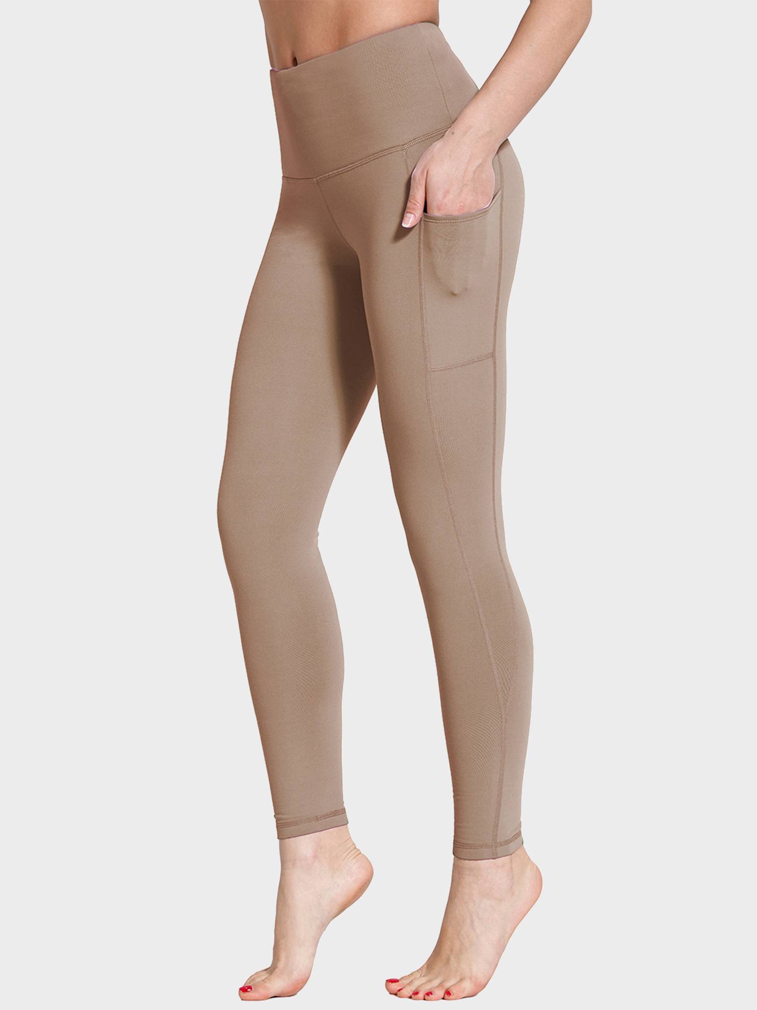 Yoga Brushed Fleece High Waisted Leggings