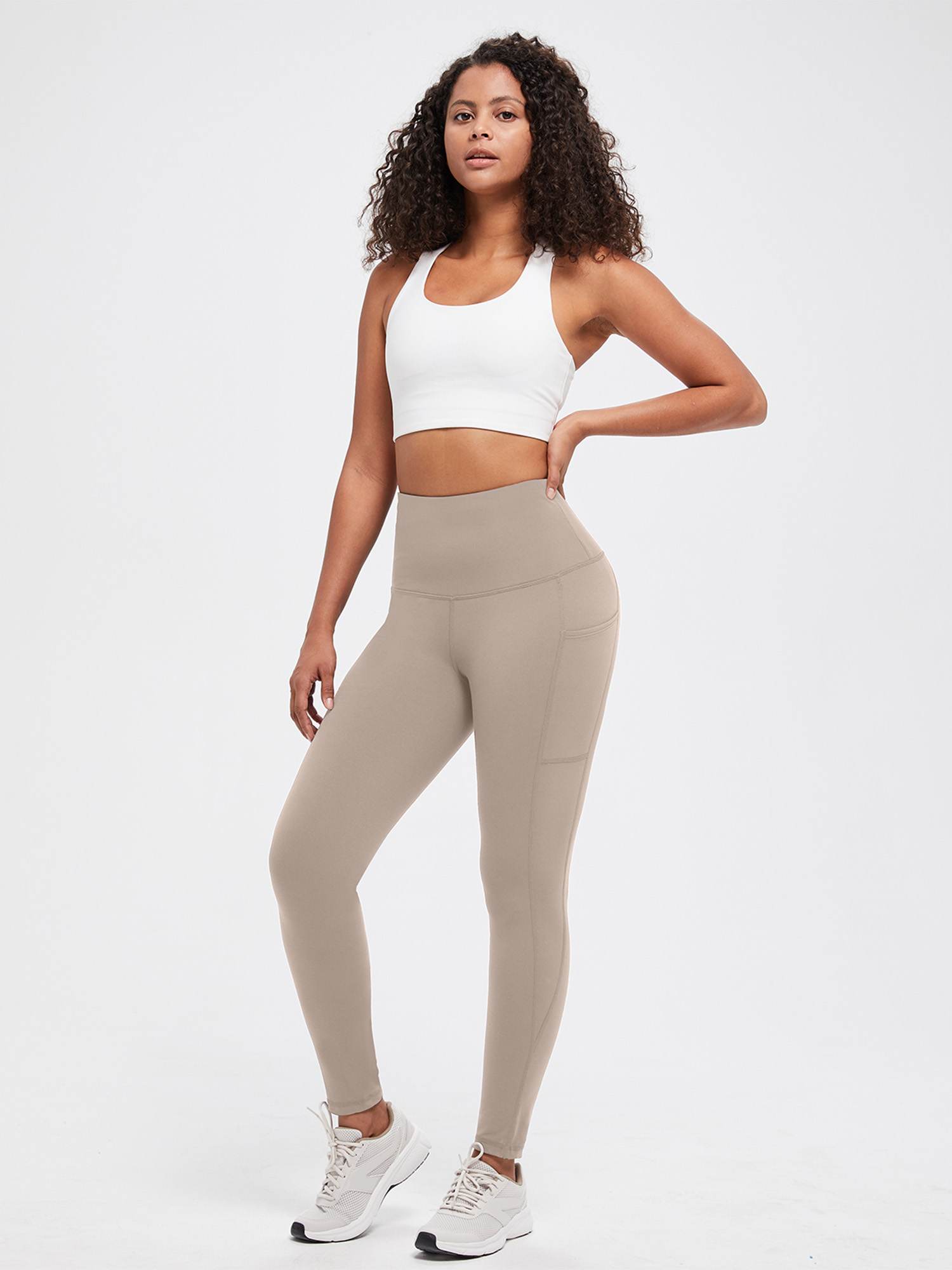 Yoga Brushed Fleece High Waisted Leggings